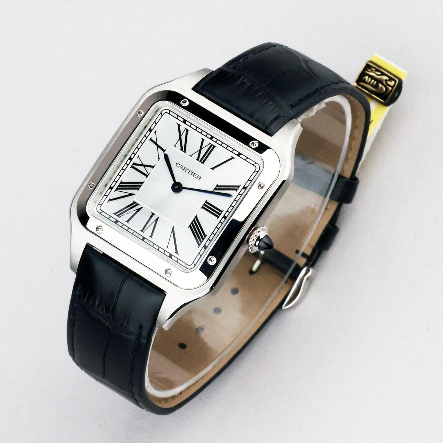 Cartier Santos Dumont WSSA0032 (2026) - Zilver wijzerplaat 47mm Staal (4/8)