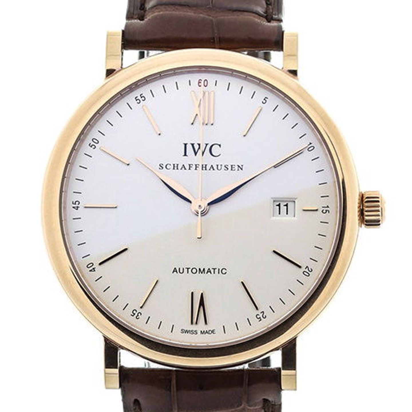 IWC Portofino Automatic IW356504 (2024) - Zilver wijzerplaat 40mm Roodgoud (1/4)