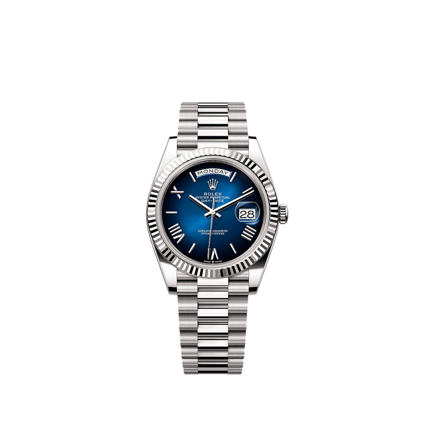 Rolex Day-Date 40 228239 (2025) - Blue dial 40 mm White Gold case (1/1)