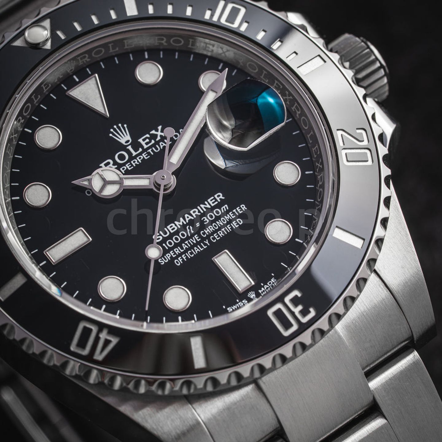 Rolex Submariner Date 126610LN (2026) - Zwart wijzerplaat 41mm Staal (2/8)