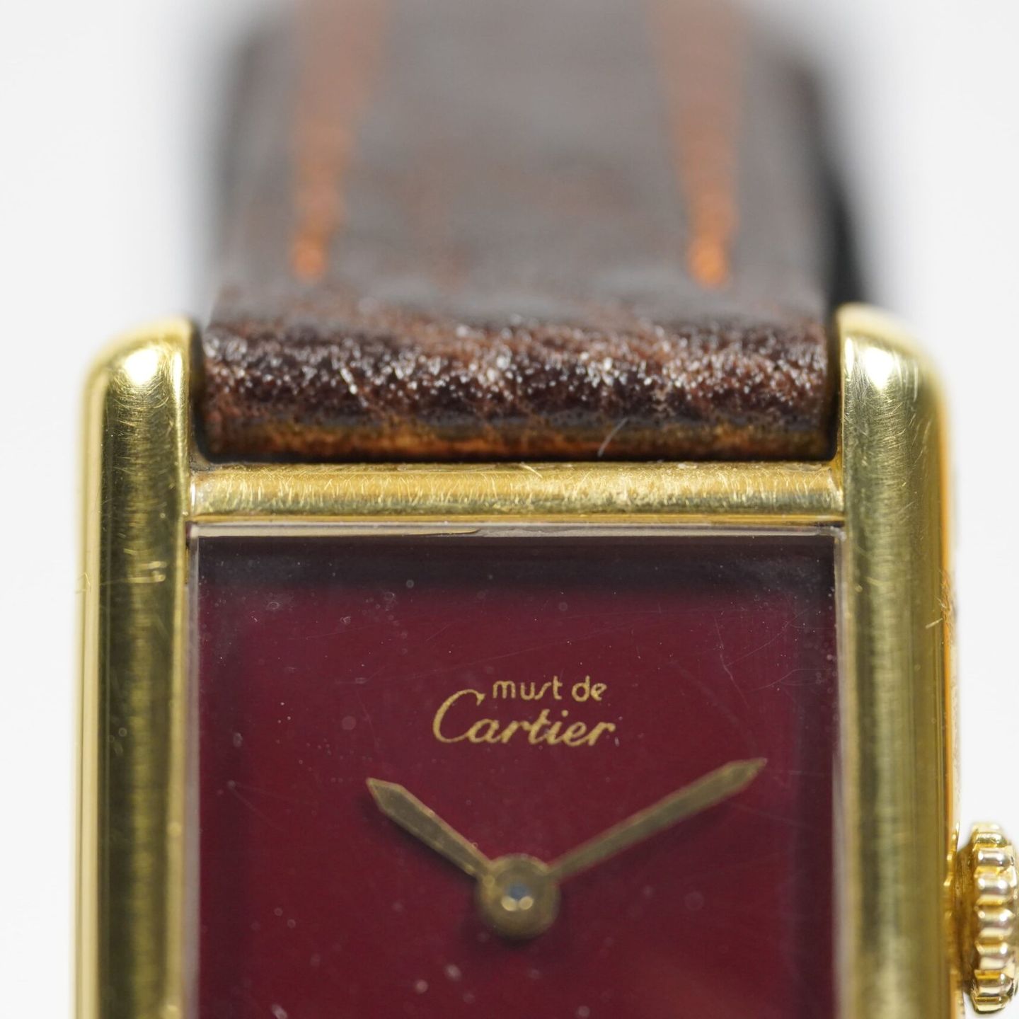 Cartier Tank Vermeil 1613 (Unknown (random serial)) - 20 mm Silver case (8/8)