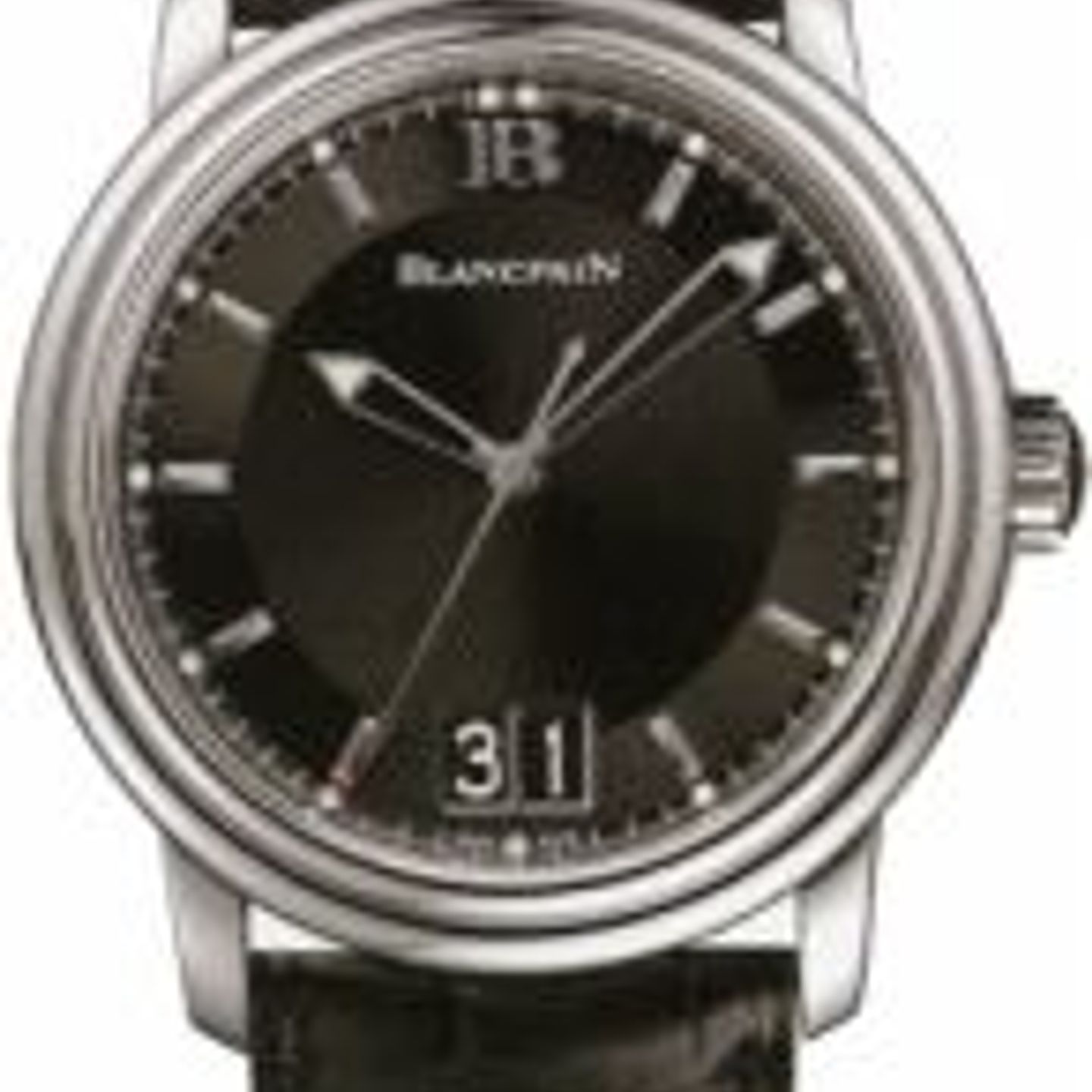 Blancpain Léman 2850-1130 (Unknown (random serial)) - Black dial 40 mm Steel case (1/1)