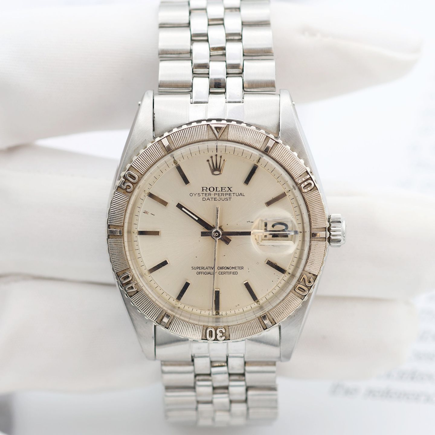 Rolex Datejust Turn-O-Graph 1625 (1968) - 36mm Staal (2/8)