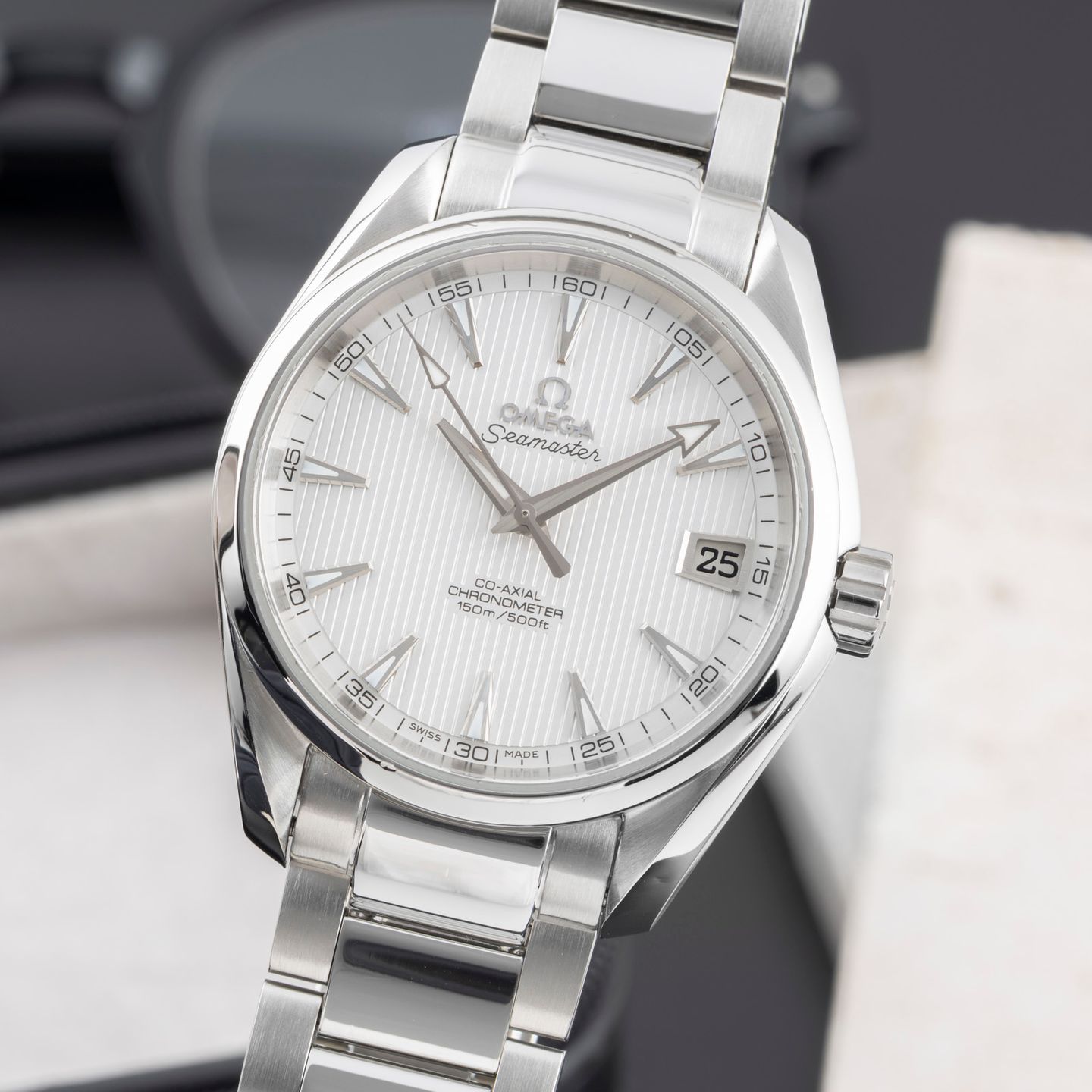 Omega Seamaster Aqua Terra 231.13.39.21.02.001 (Onbekend (willekeurig serienummer)) - Zilver wijzerplaat 39mm Staal (3/8)