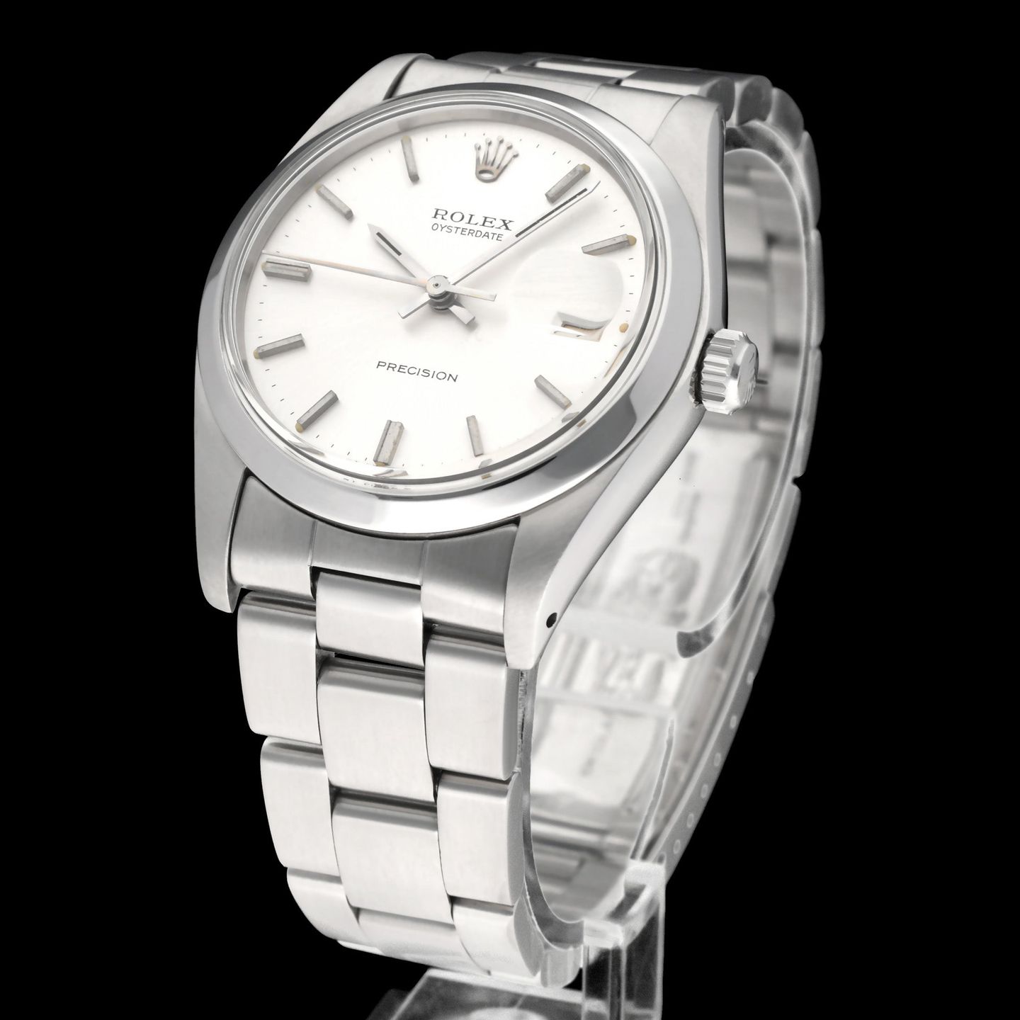Rolex Oyster Precision 6694 (1978) - Silver dial 34 mm Steel case (2/7)