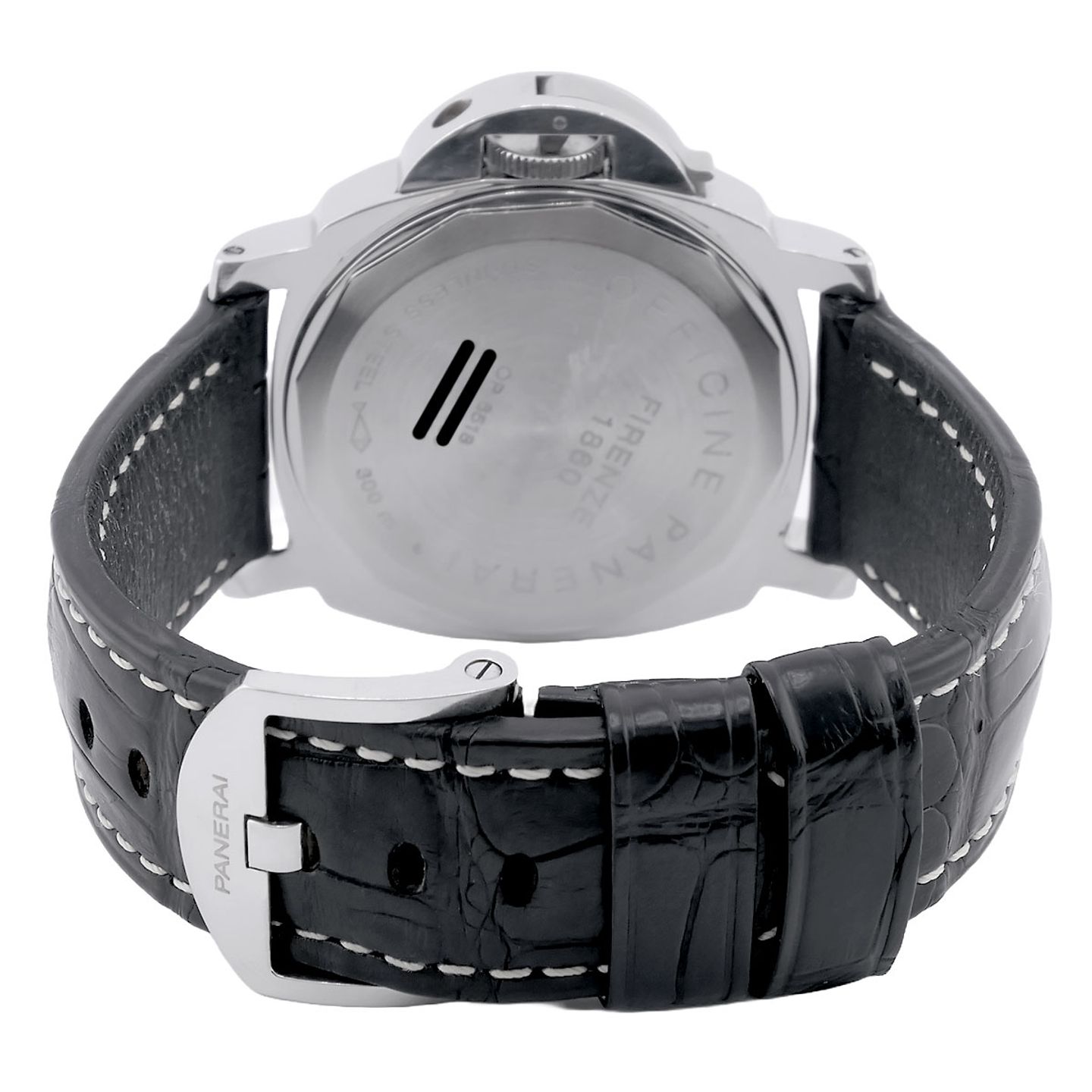 Panerai Luminor Marina PAM00001 (1999) - Zwart wijzerplaat 44mm Staal (7/8)