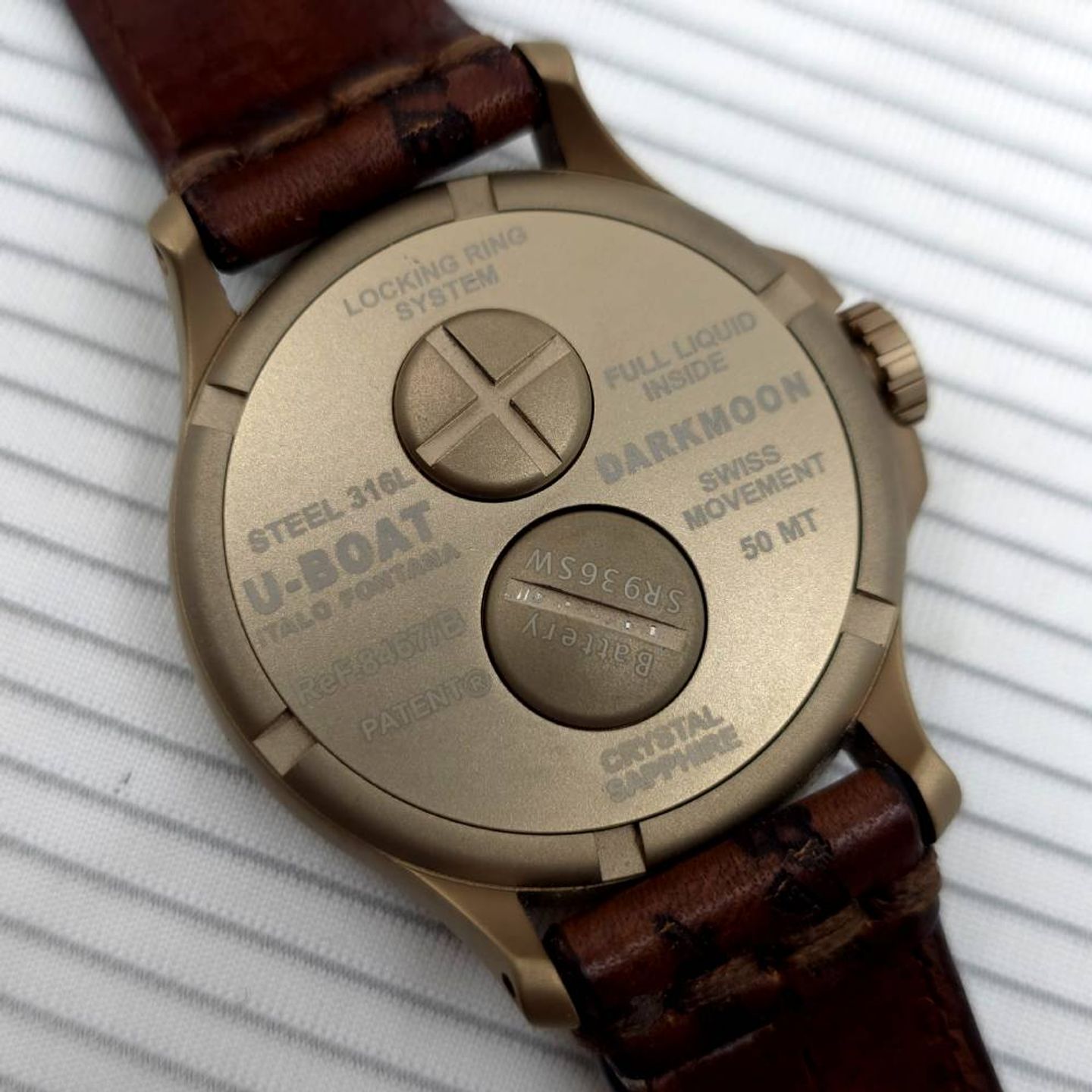 U-Boat Unknown 8467/B (2025) - Black dial 45 mm Steel case (8/8)