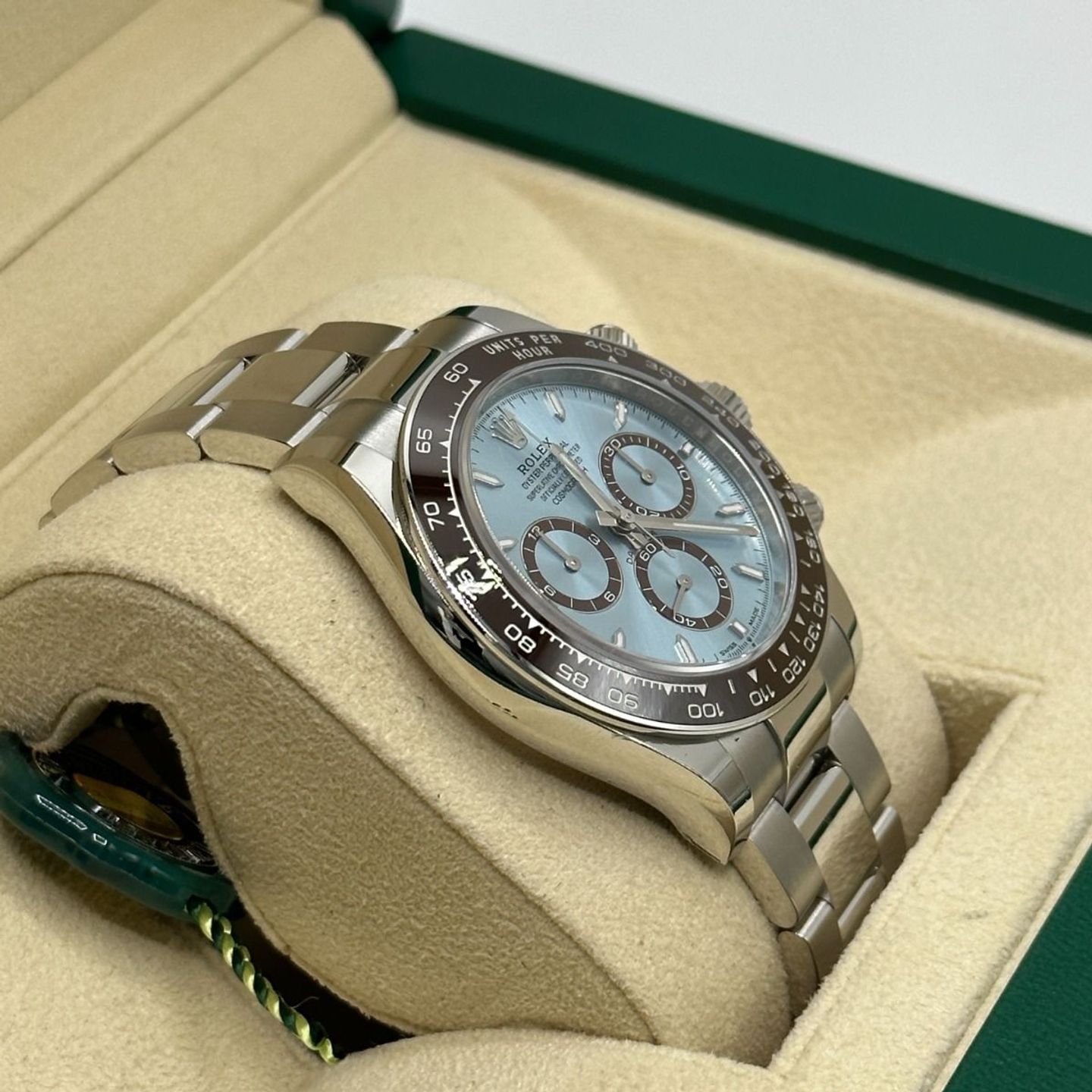 Rolex Daytona 126506 (2024) - Blauw wijzerplaat 40mm Platina (7/8)