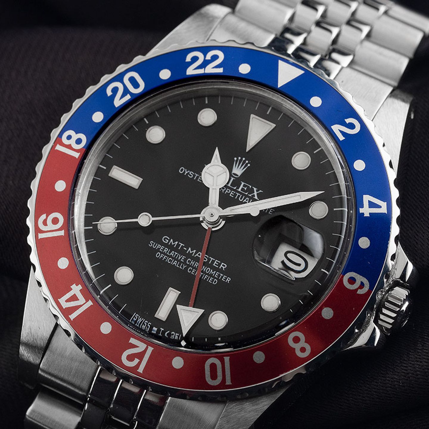 Rolex GMT-Master 16750 (1985) - Black dial 40 mm Steel case (3/8)