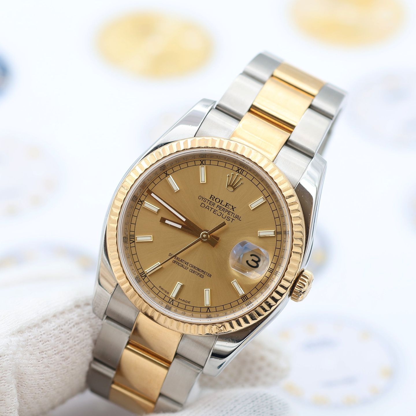 Rolex Datejust 36 116233 (Onbekend (willekeurig serienummer)) - 36mm Goud/Staal (6/8)