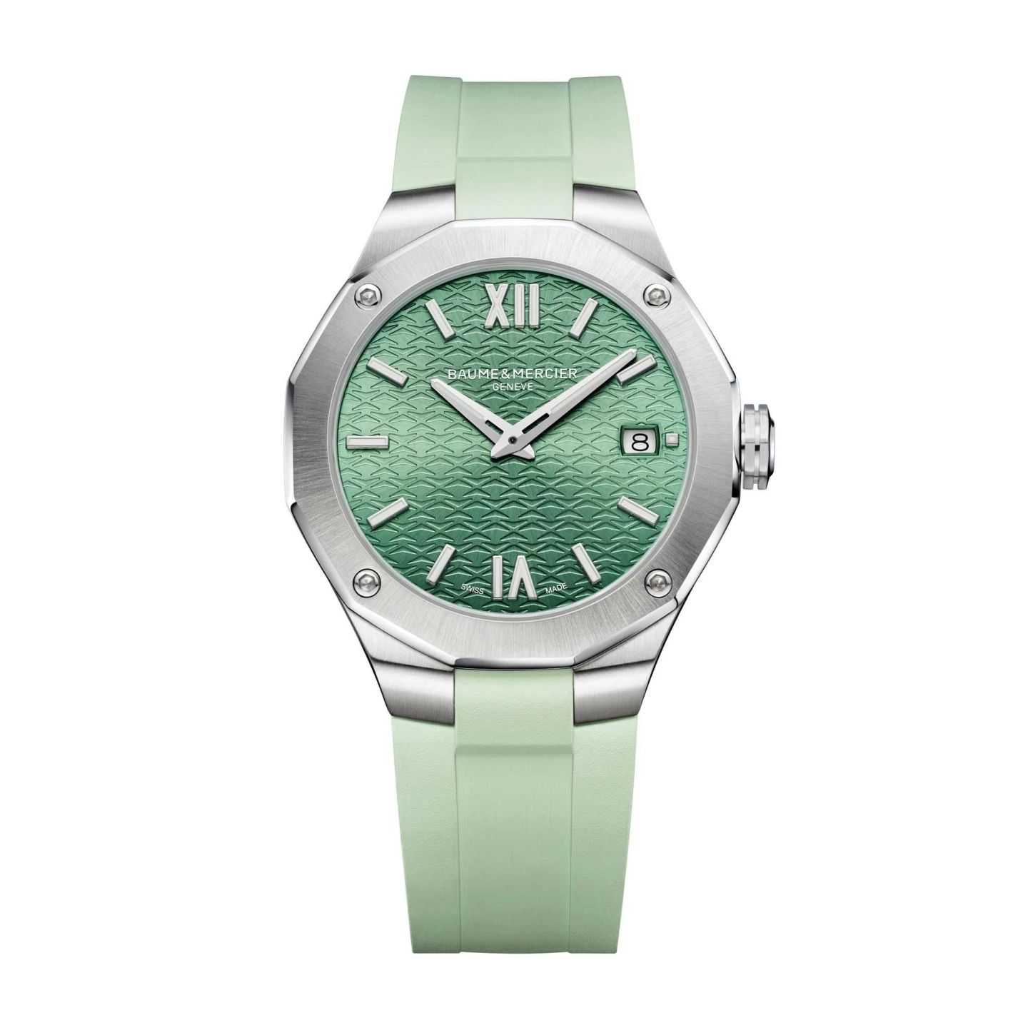 Baume & Mercier Riviera M0A10611 (2024) - Green dial 36 mm Steel case (3/3)