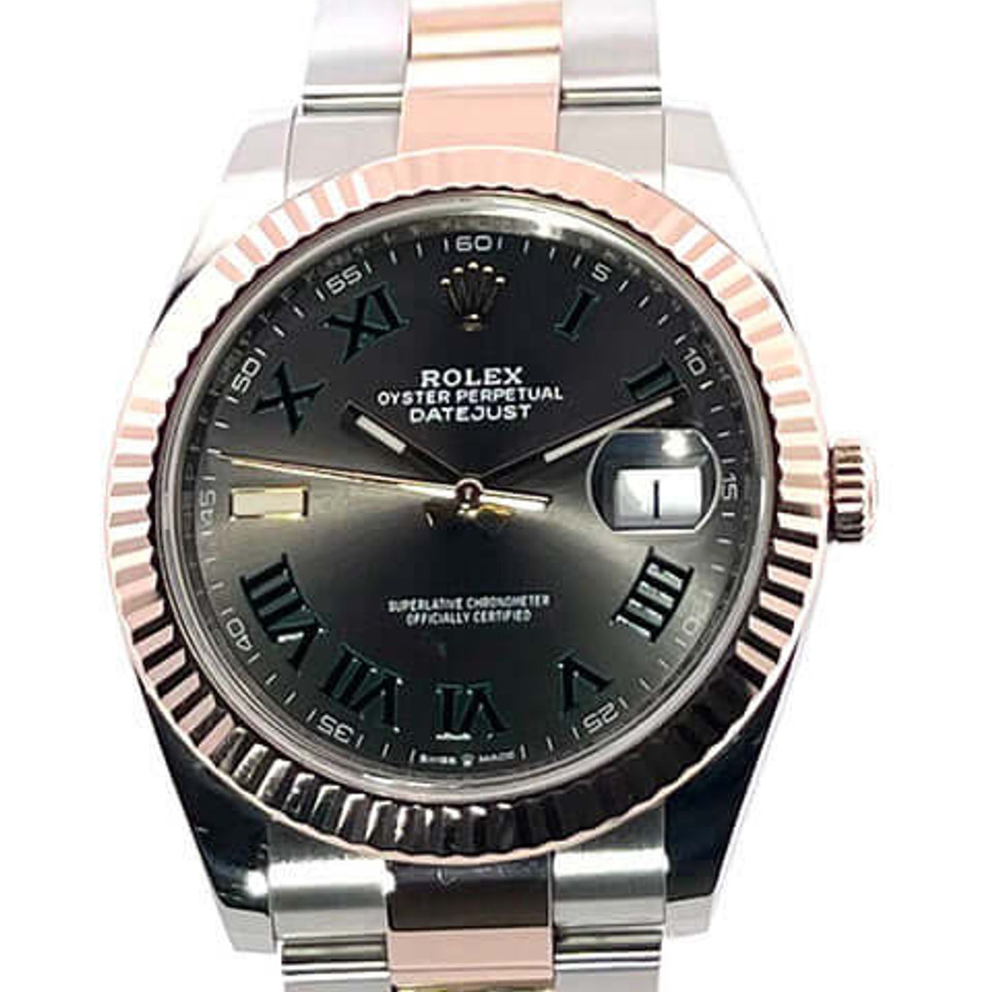 Rolex Datejust 41 126331 (2019) - Grijs wijzerplaat 41mm Staal (1/8)