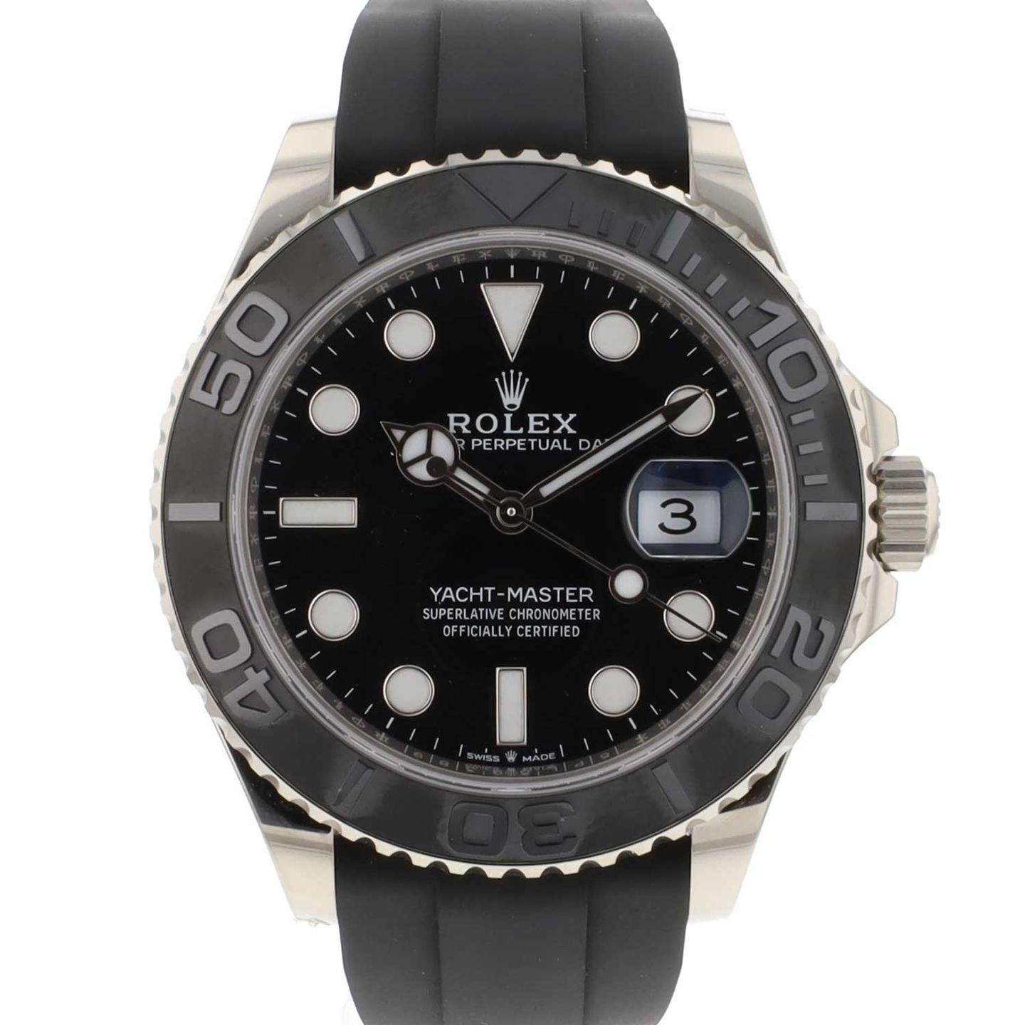 Rolex Yacht-Master 42 226659 (2022) - Black dial 42 mm White Gold case (1/6)