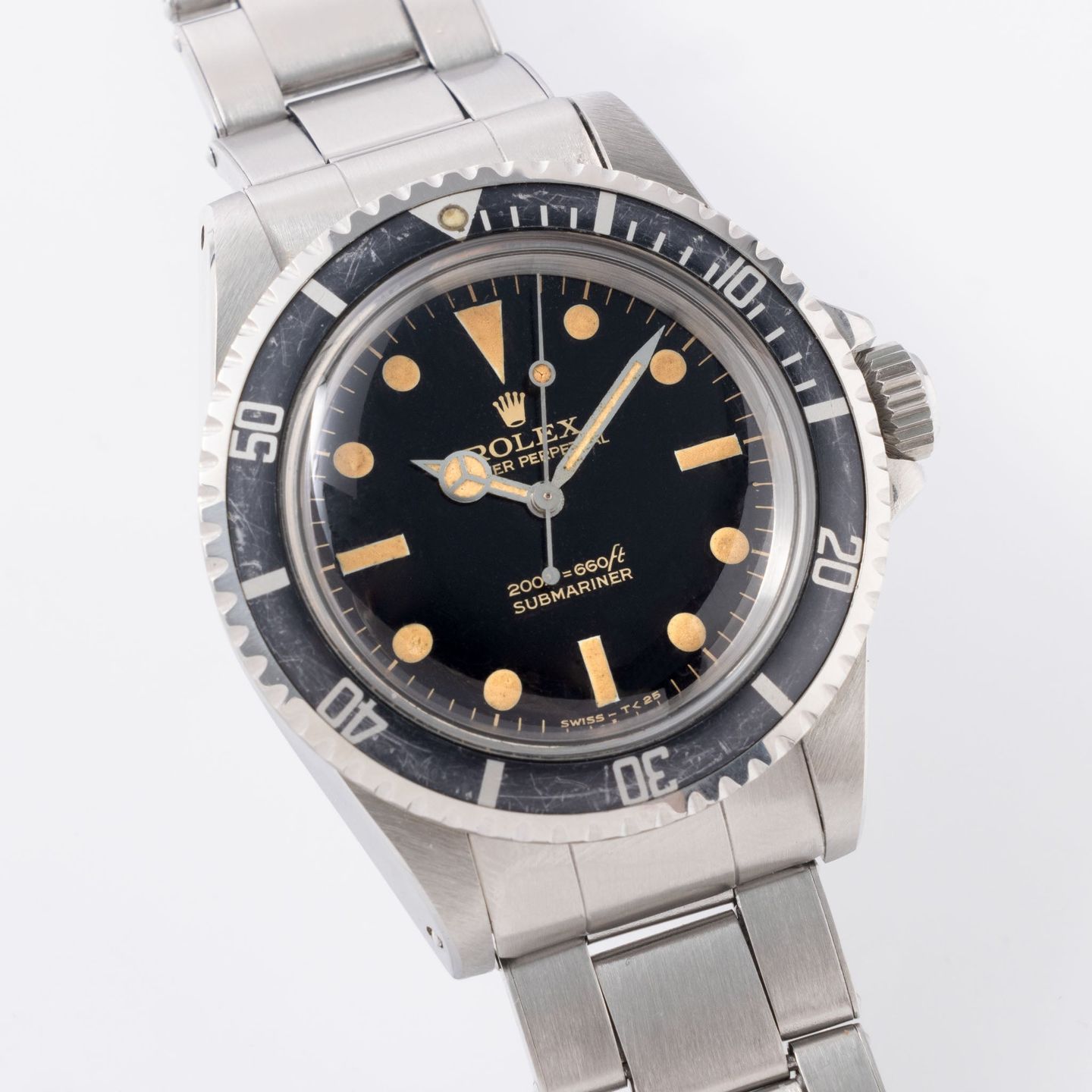 Rolex Submariner No Date 5513 (1966) - Zwart wijzerplaat 40mm Staal (2/8)