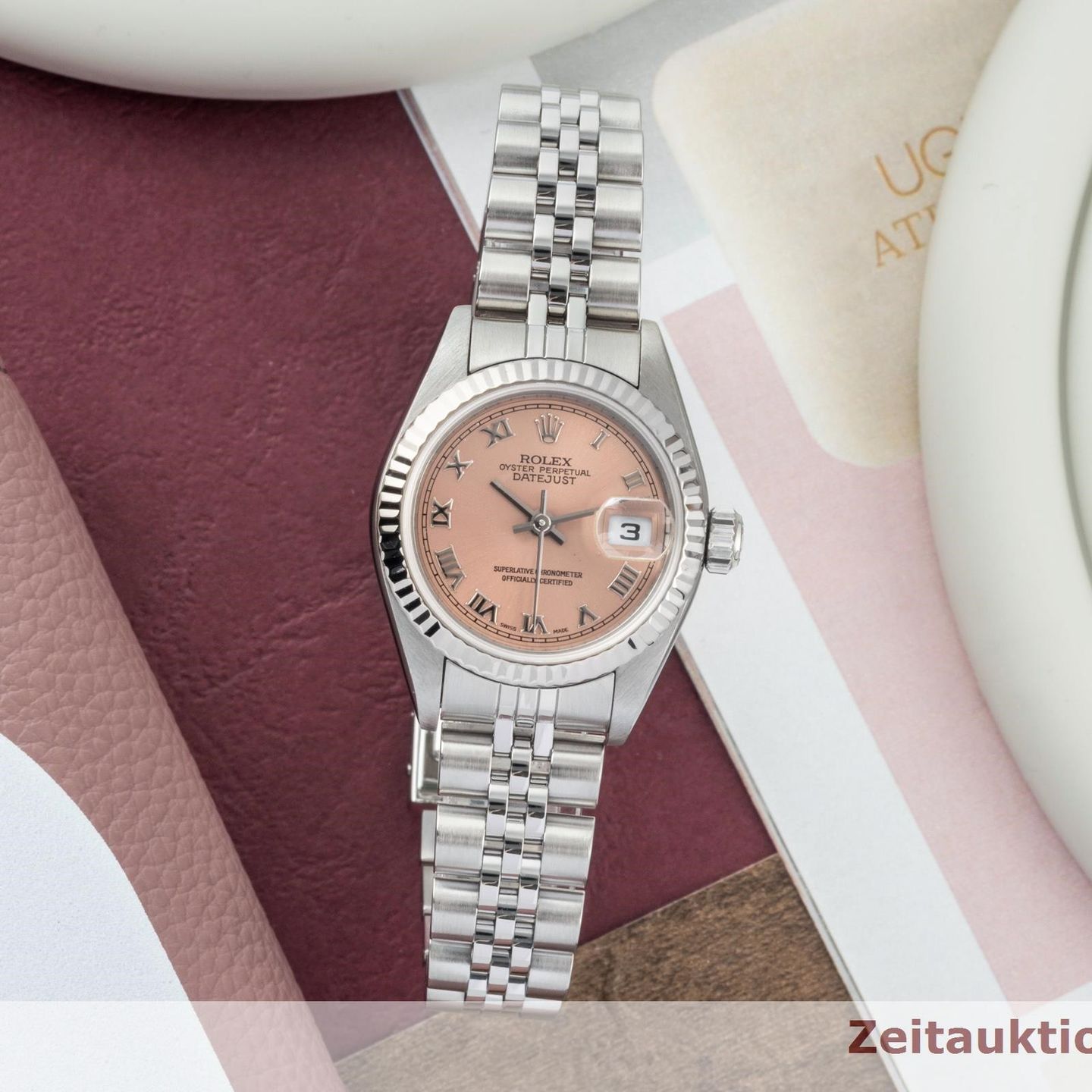 Rolex Lady-Datejust 179174 (2000) - 26mm Staal (1/8)