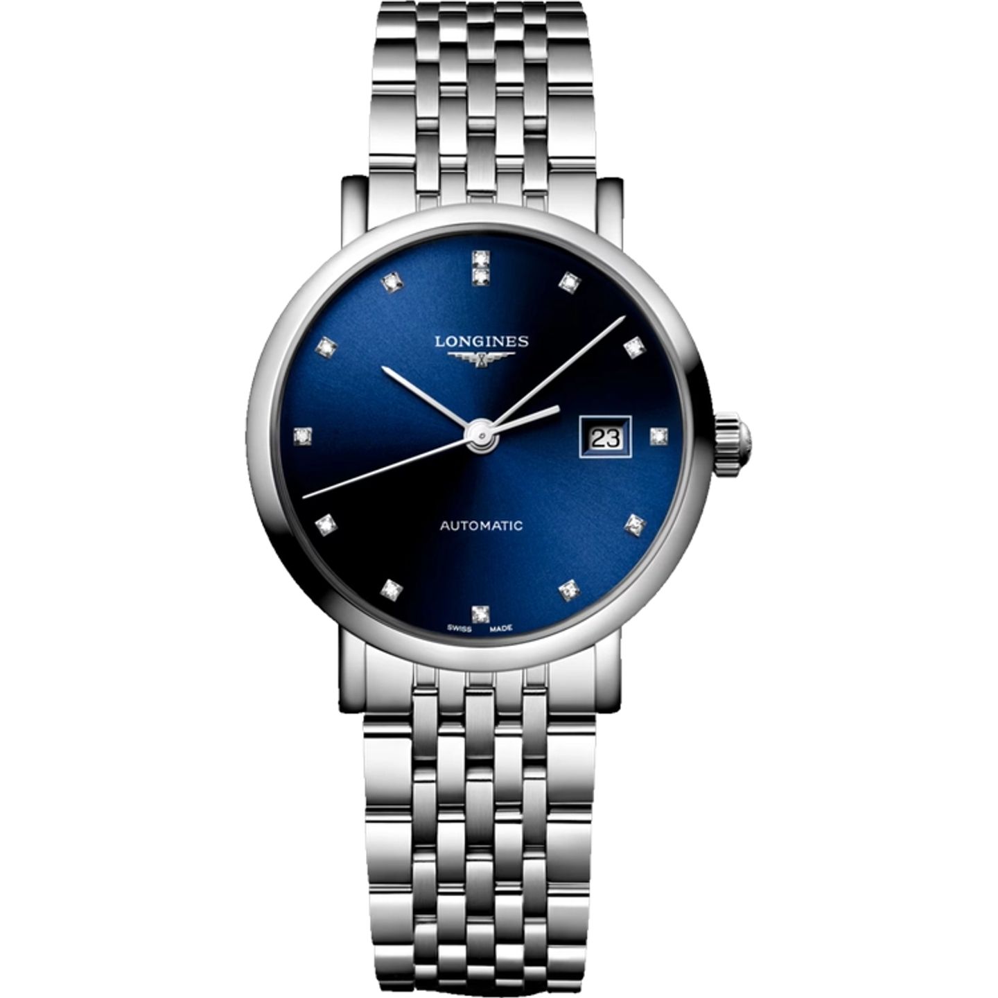 Longines Elegant L4.310.4.90.6 (2026) - Blauw wijzerplaat 29mm Staal (1/1)