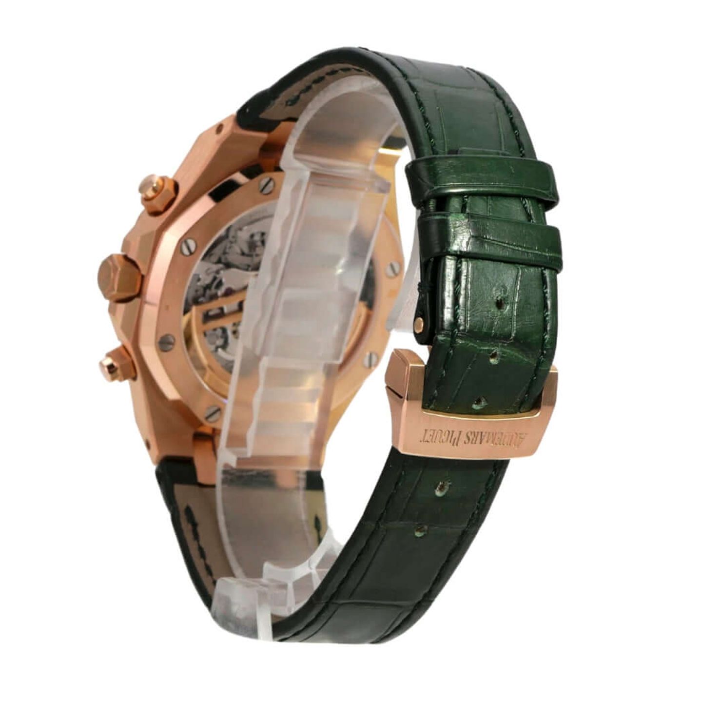 Audemars Piguet Royal Oak Chronograph 26240OR.OO.D404CR.02 (2024) - Groen wijzerplaat 41mm Roségoud (7/8)