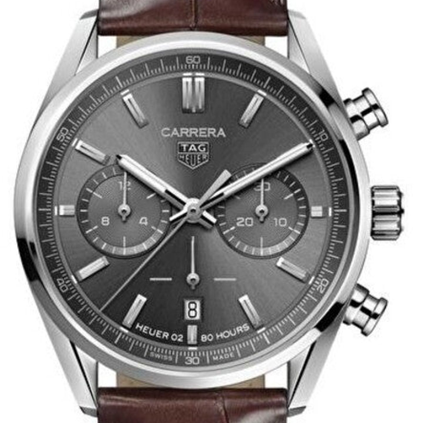 TAG Heuer Carrera Heuer-02T CBN2012.FC6483 (2026) - Grey dial 42 mm Steel case (1/1)