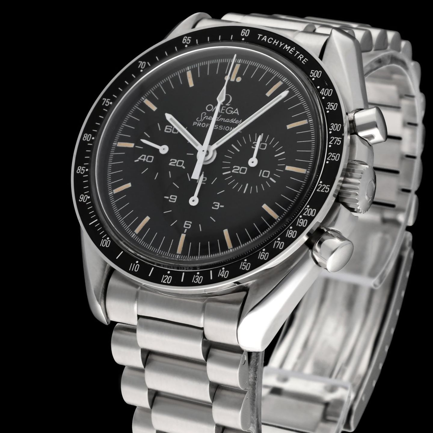 Omega Speedmaster Professional Moonwatch DA 145.0022 (1990) - Black dial 42 mm Steel case (7/8)