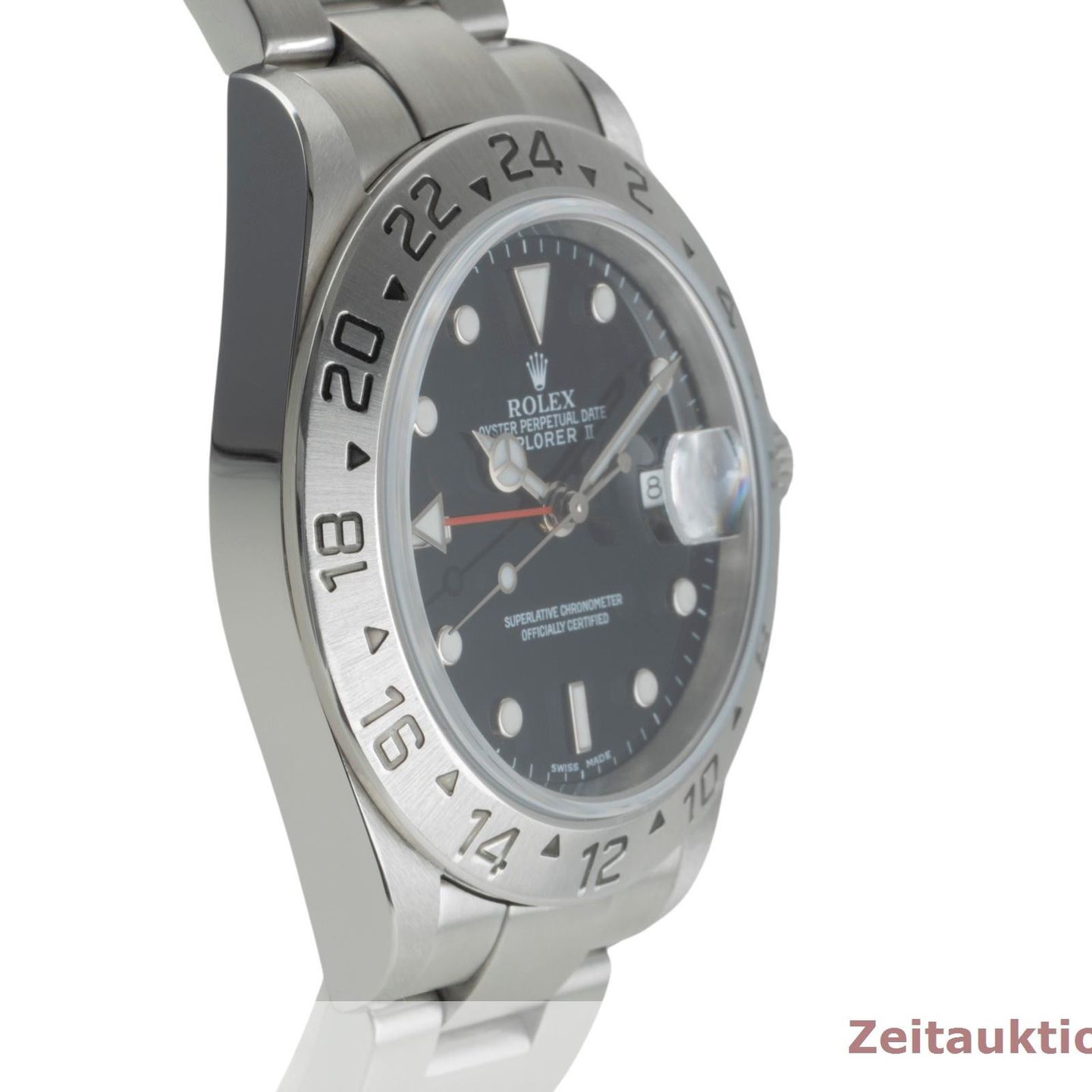 Rolex Explorer II 16570T (2003) - Black dial 40 mm Steel case (7/8)