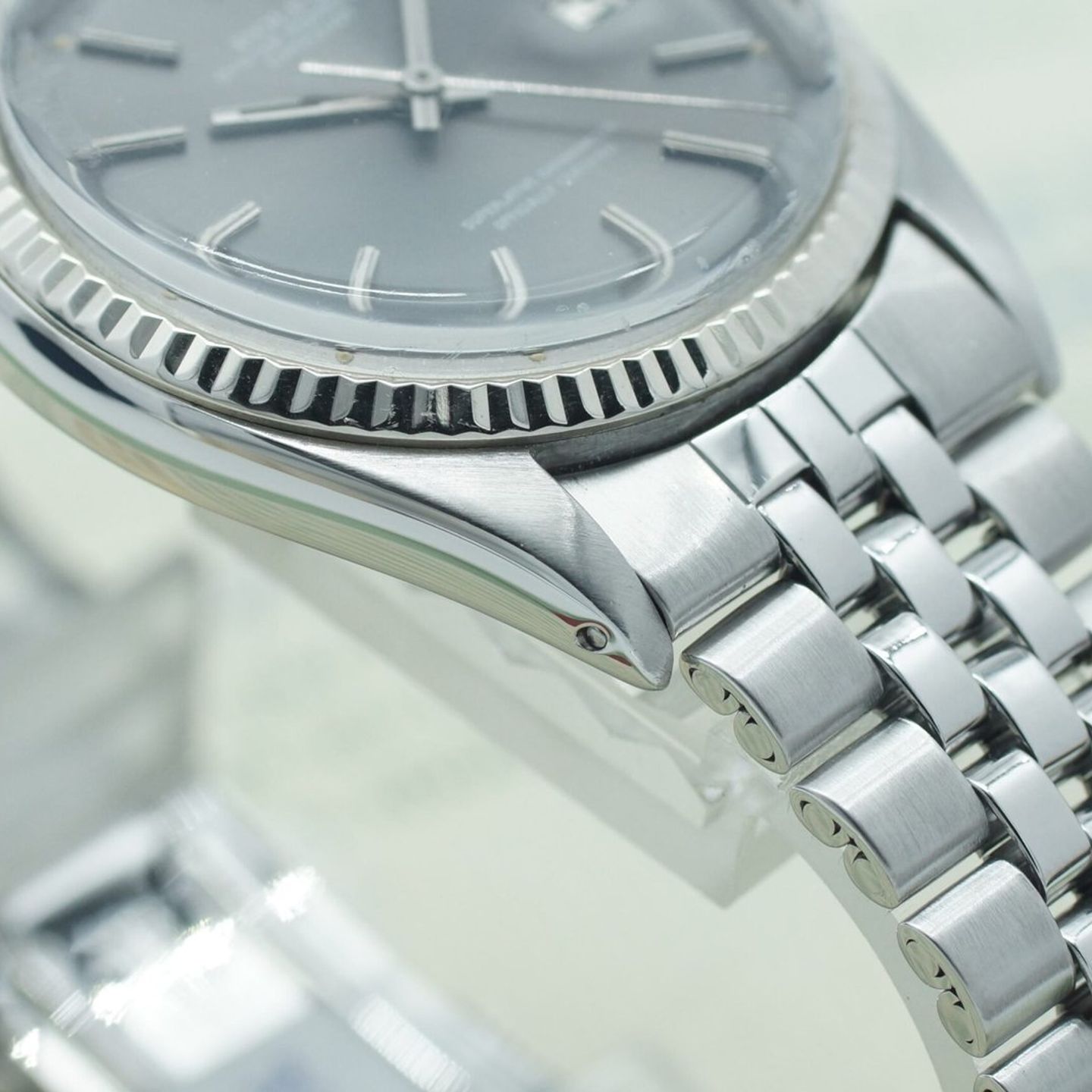 Rolex Datejust 1601 (1974) - Grey dial 36 mm Steel case (7/8)