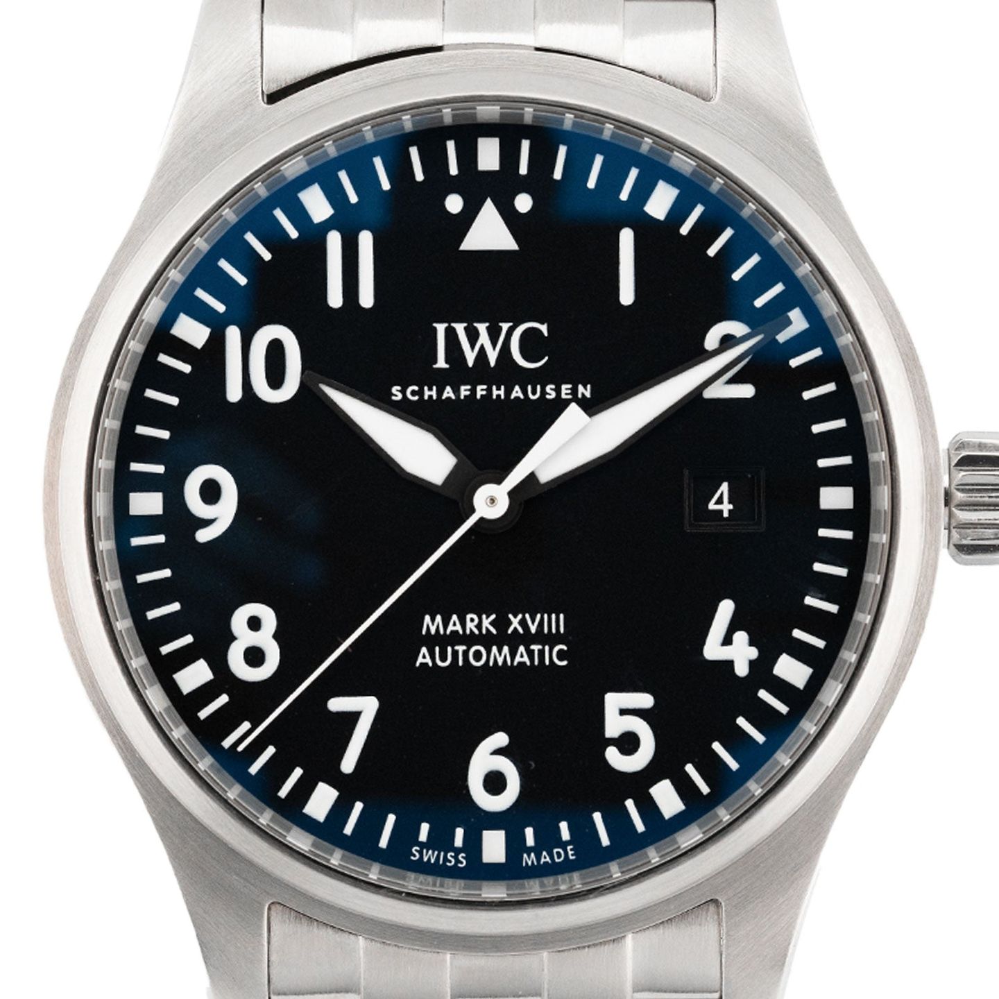 IWC Pilot Mark IW327015 (2019) - Zwart wijzerplaat 40mm Staal (2/5)