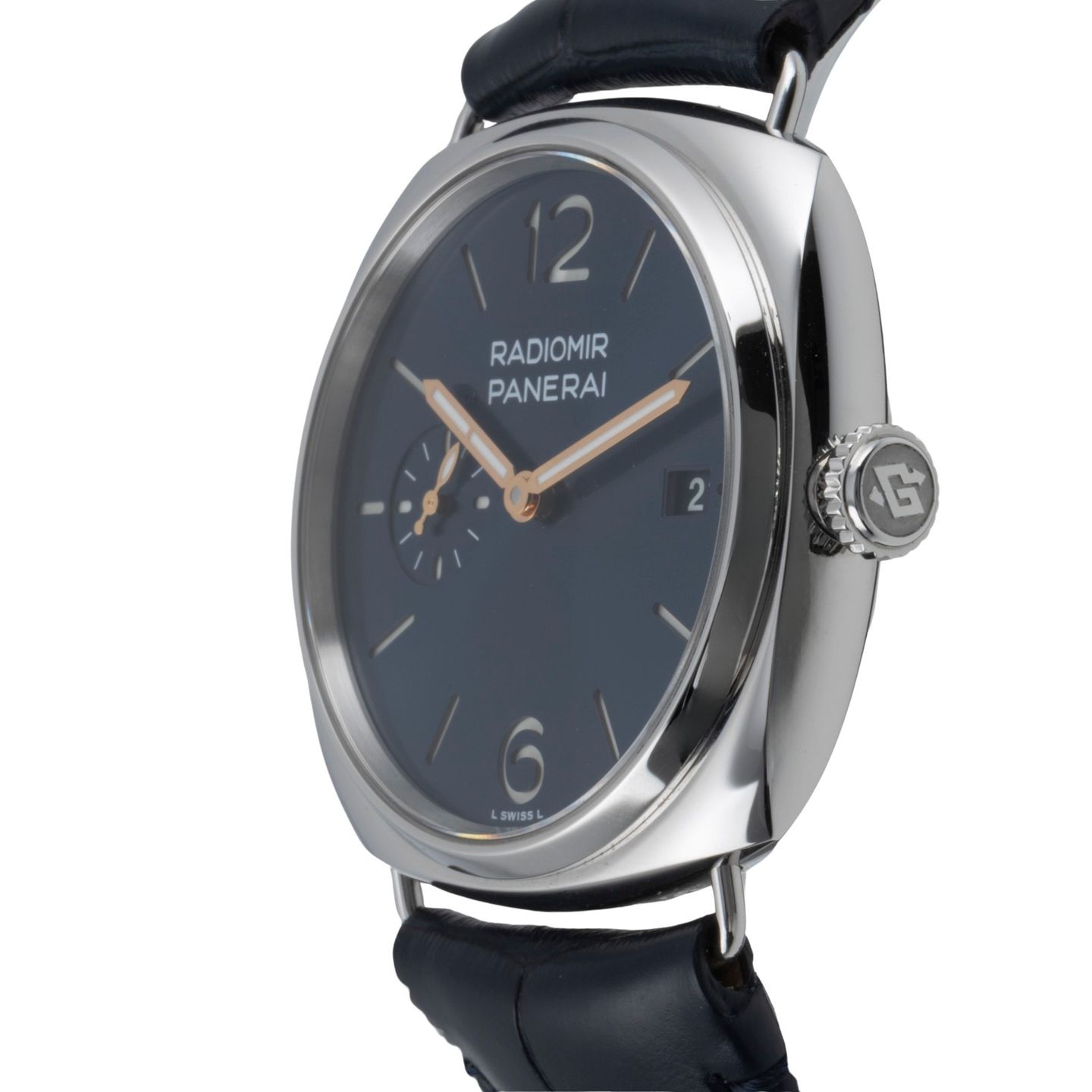 Panerai Radiomir PAM01293 (Unknown (random serial)) - Blue dial 40 mm Steel case (6/8)