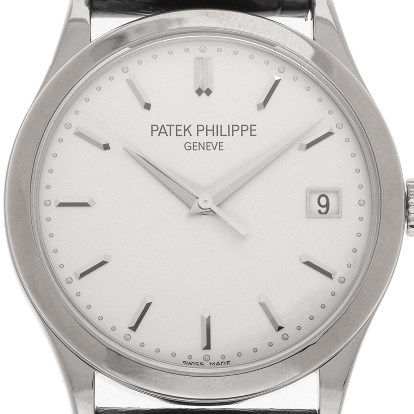 Patek Philippe Calatrava 5296G-010 (2016) - Silver dial 38 mm White Gold case (1/7)