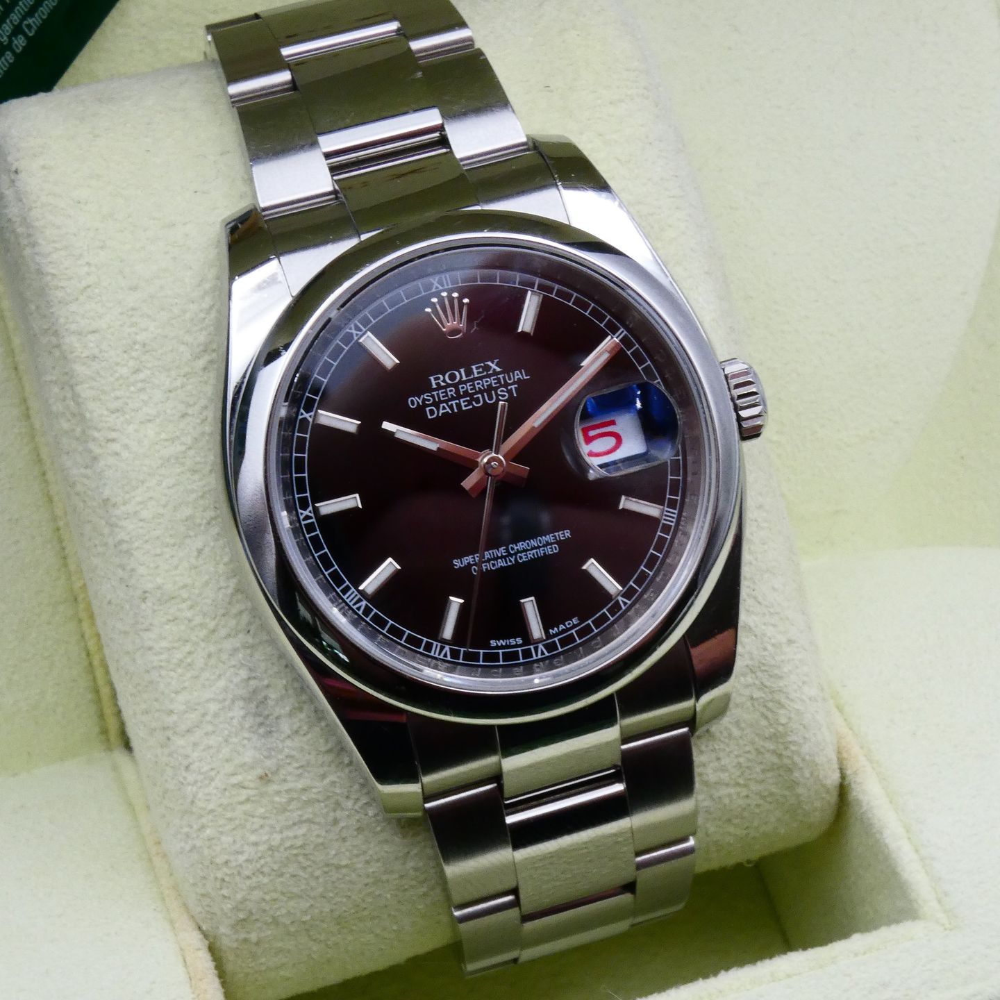 Rolex Datejust 36 116200 (2011) - Zwart wijzerplaat 36mm Staal (2/2)