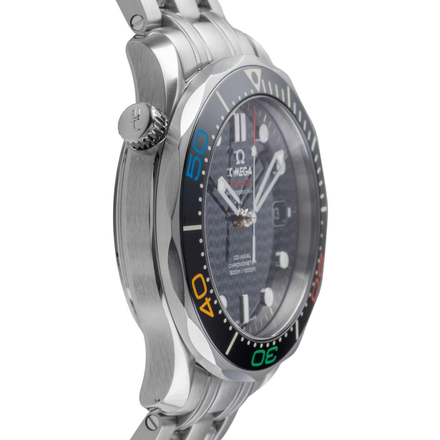 Omega Seamaster Diver 300 M 522.30.41.20.01.001 (Unknown (random serial)) - Black dial 41 mm Steel case (7/8)