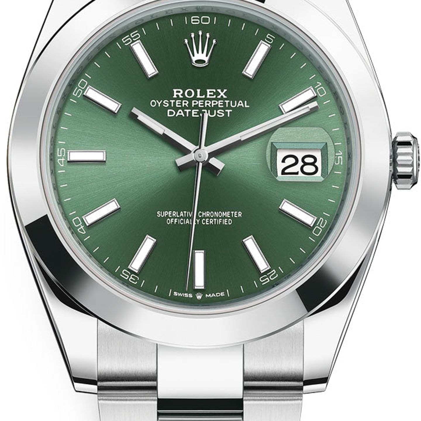 Rolex Datejust 41 126300 (2025) - Green dial 41 mm Steel case (1/1)