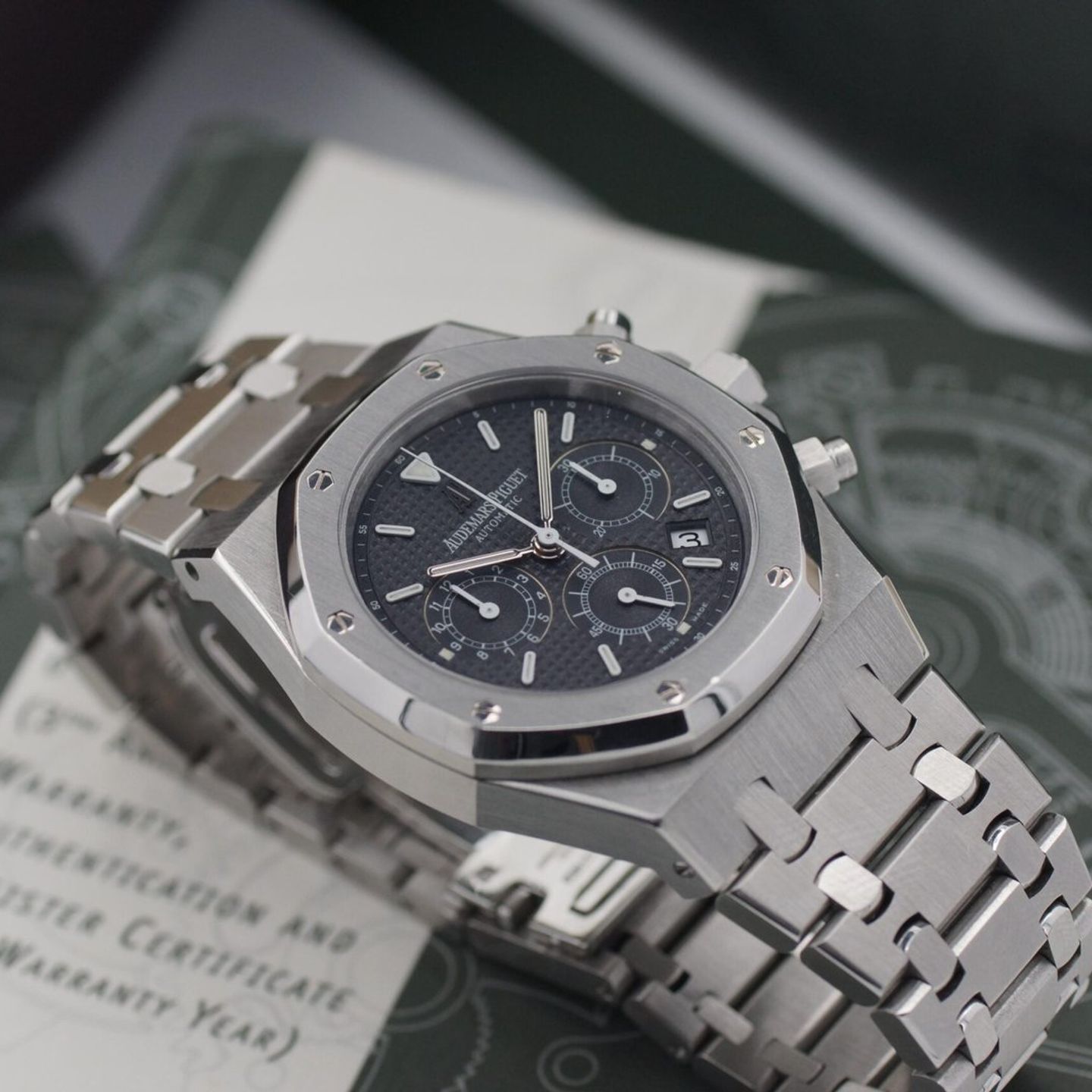 Audemars Piguet Royal Oak Chronograph 26300ST (2010) - 39 mm Steel case (8/8)