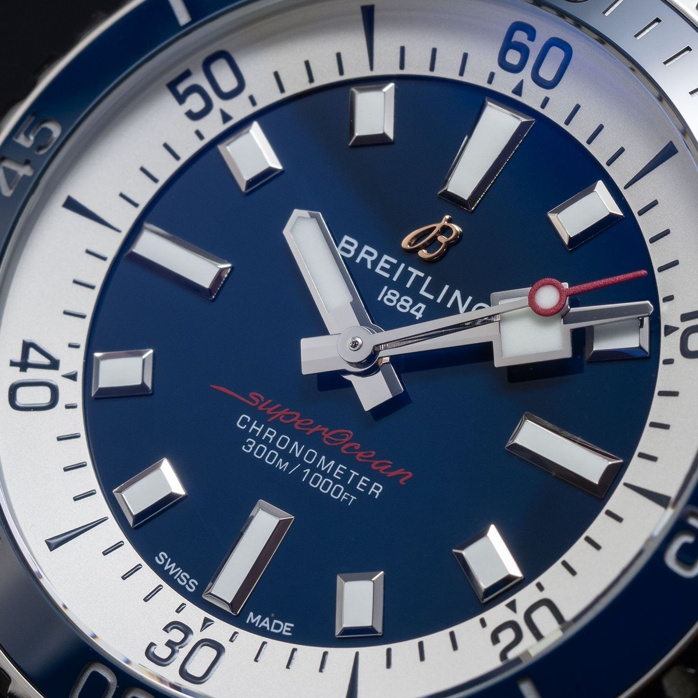 Breitling Superocean 42 A17375 (Unknown (random serial)) - Blue dial 42 mm Steel case (2/5)