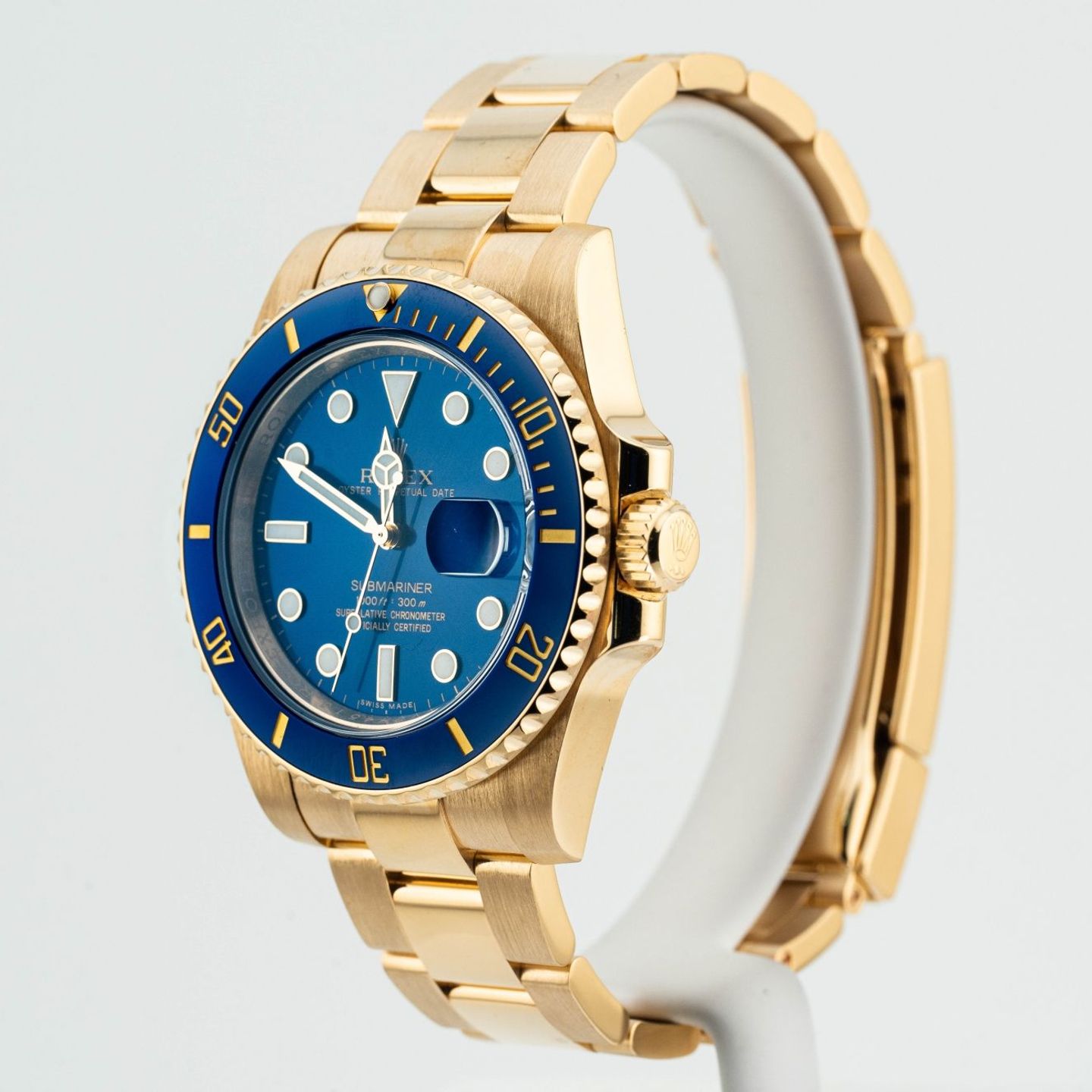 Rolex Submariner Date 116618LB (2017) - Black dial 40 mm Yellow Gold case (3/7)