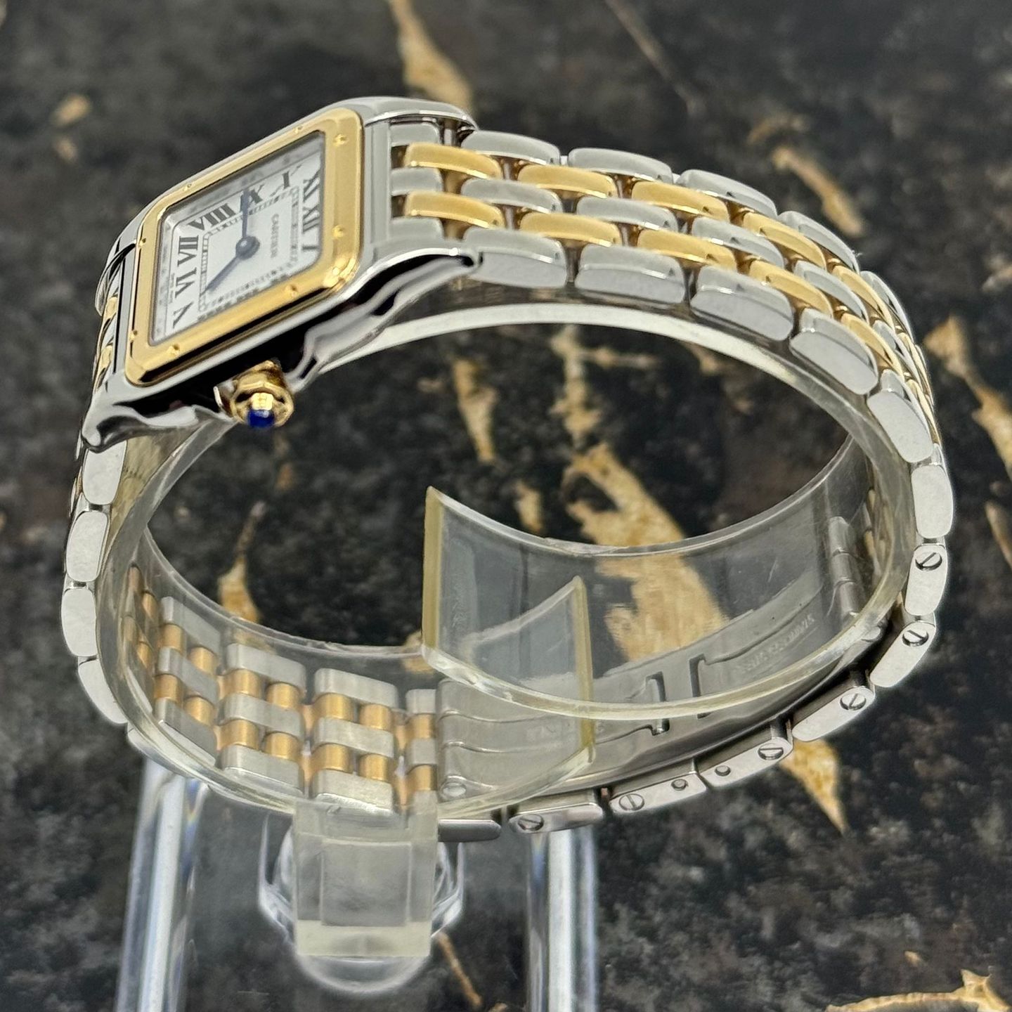 Cartier Panthère W2PN0018 (2026) - White dial 30 mm Gold/Steel case (6/8)