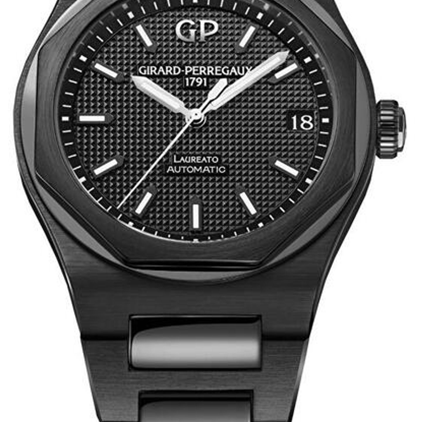 Girard-Perregaux Laureato 81010-32-631-32A (2026) - Black dial 43 mm Ceramic case (1/1)