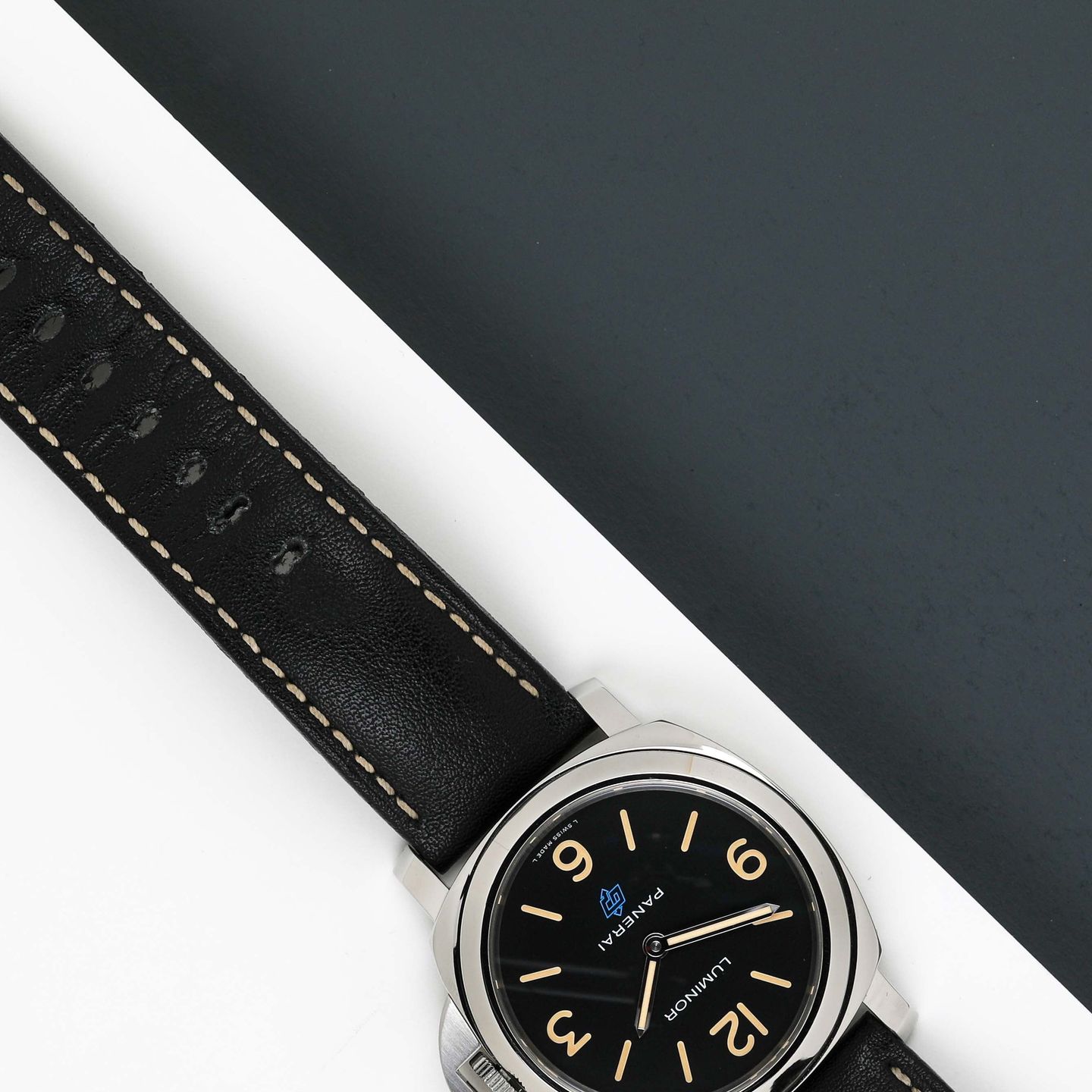 Panerai Special Editions PAM00634 (2015) - Zwart wijzerplaat 44mm Staal (3/8)