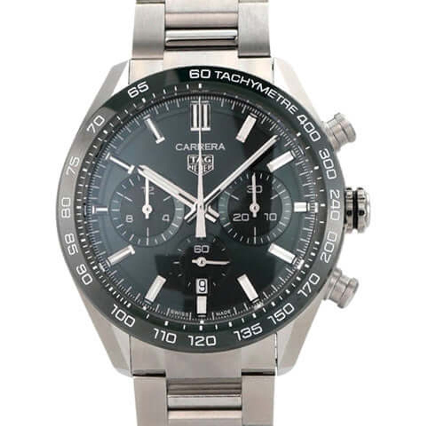 TAG Heuer Carrera CBN2A1N.BA0643 (2025) - Green dial 44 mm Steel case (1/8)