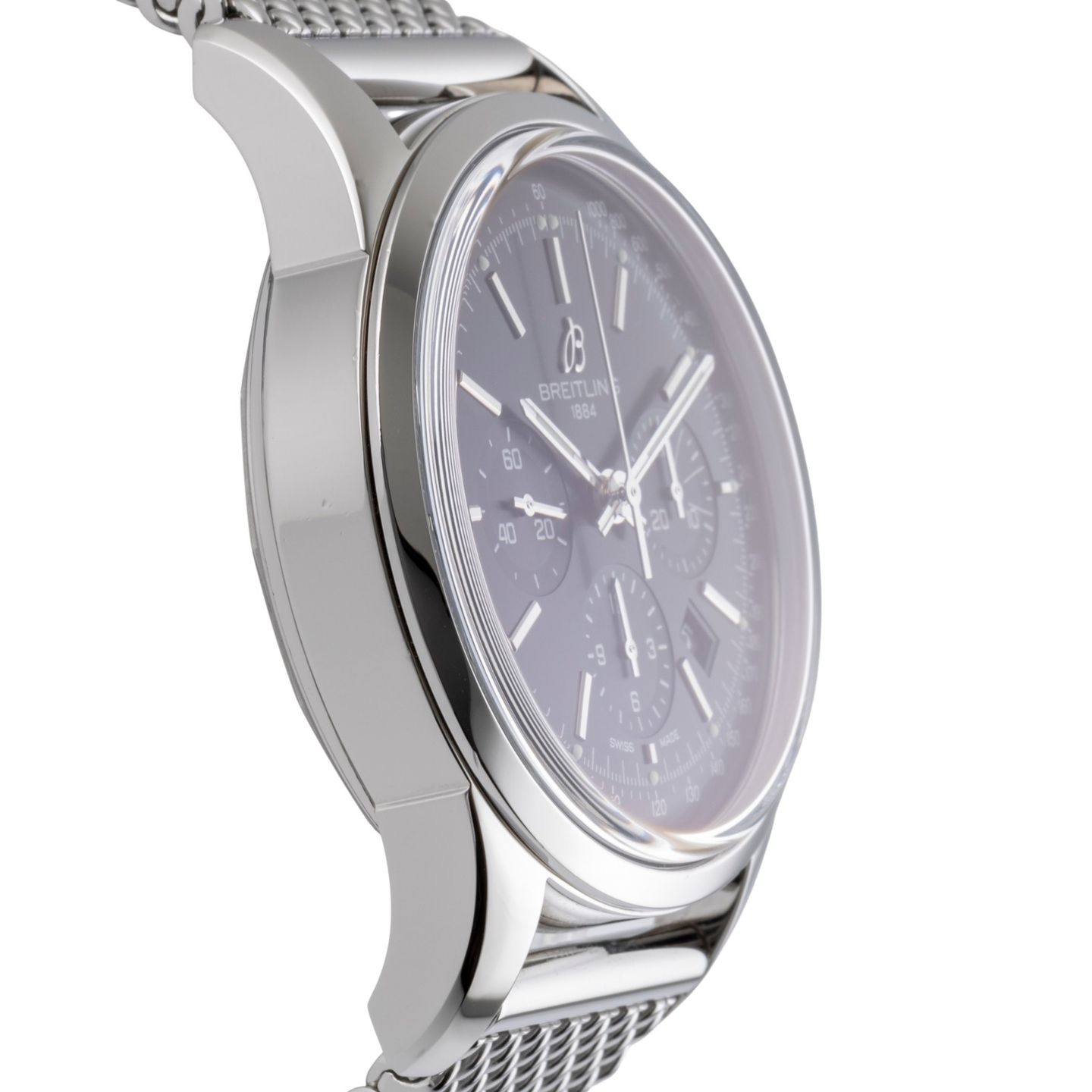 Breitling Transocean Chronograph AB0152 (2011) - 43 mm Steel case (7/8)