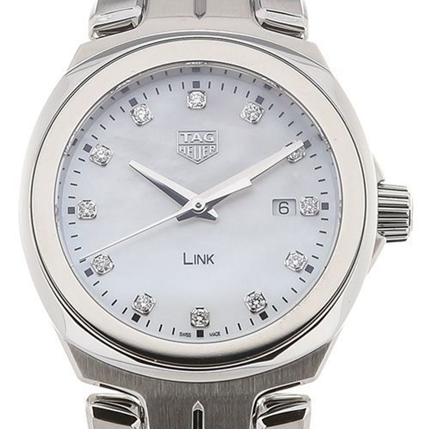 TAG Heuer Link Lady WBC1312.BA0600 (2023) - White dial 32 mm Steel case (1/4)