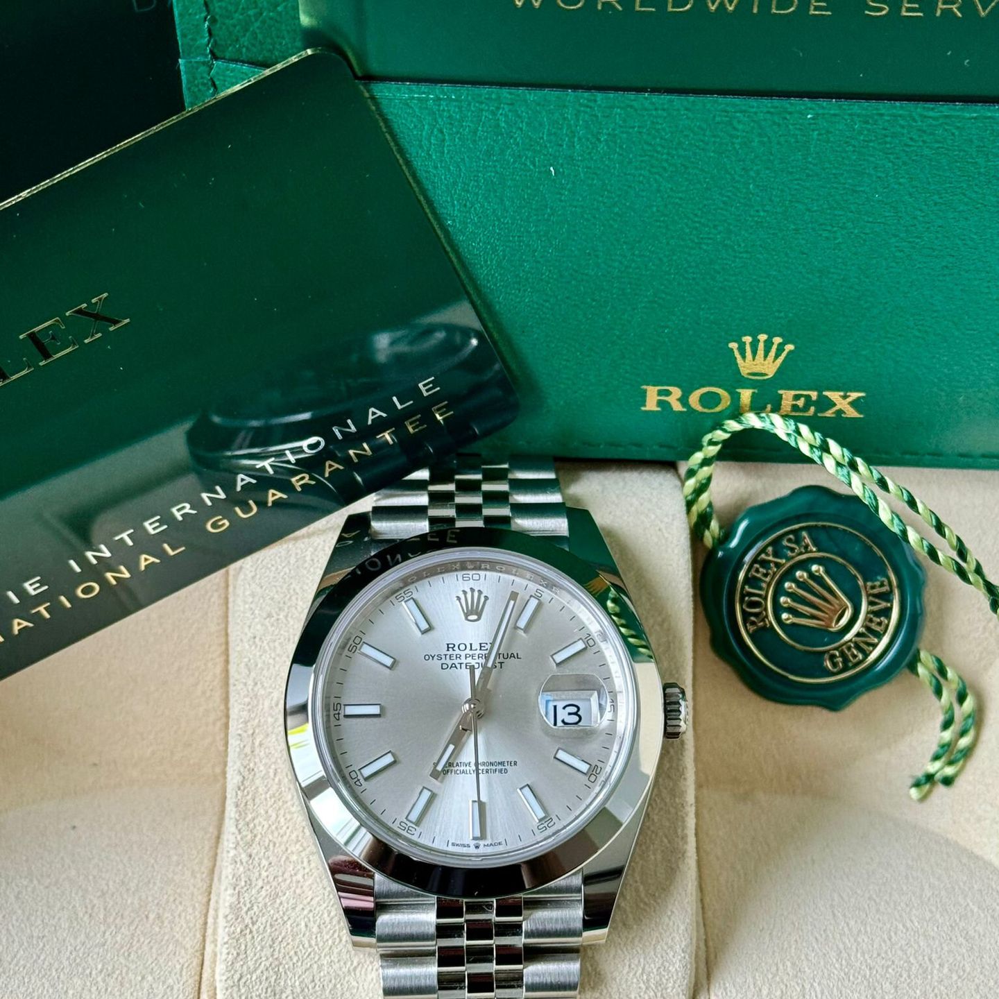 Rolex Datejust 41 126300 (2020) - Silver dial 41 mm Steel case (7/7)