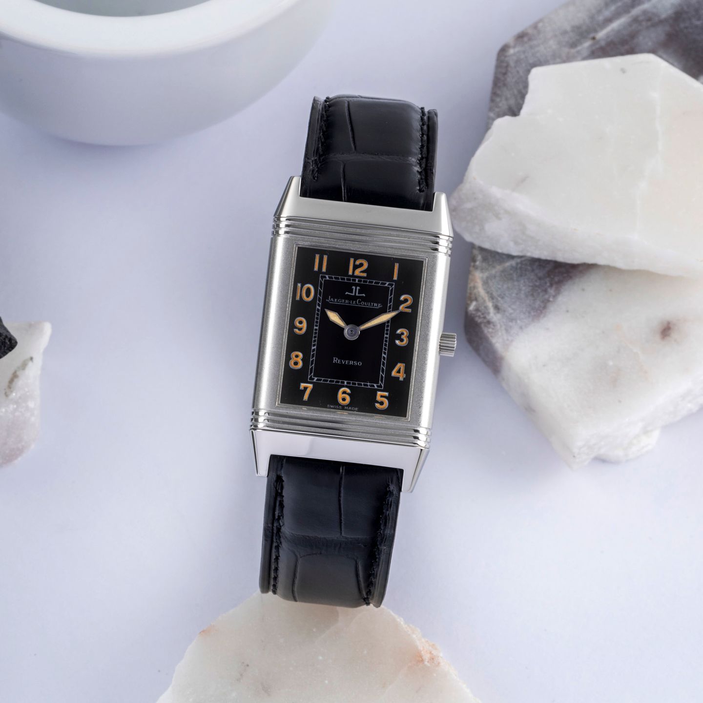 Jaeger-LeCoultre Reverso 251.8.86 (1995) - Grey dial 23 mm Steel case (1/8)