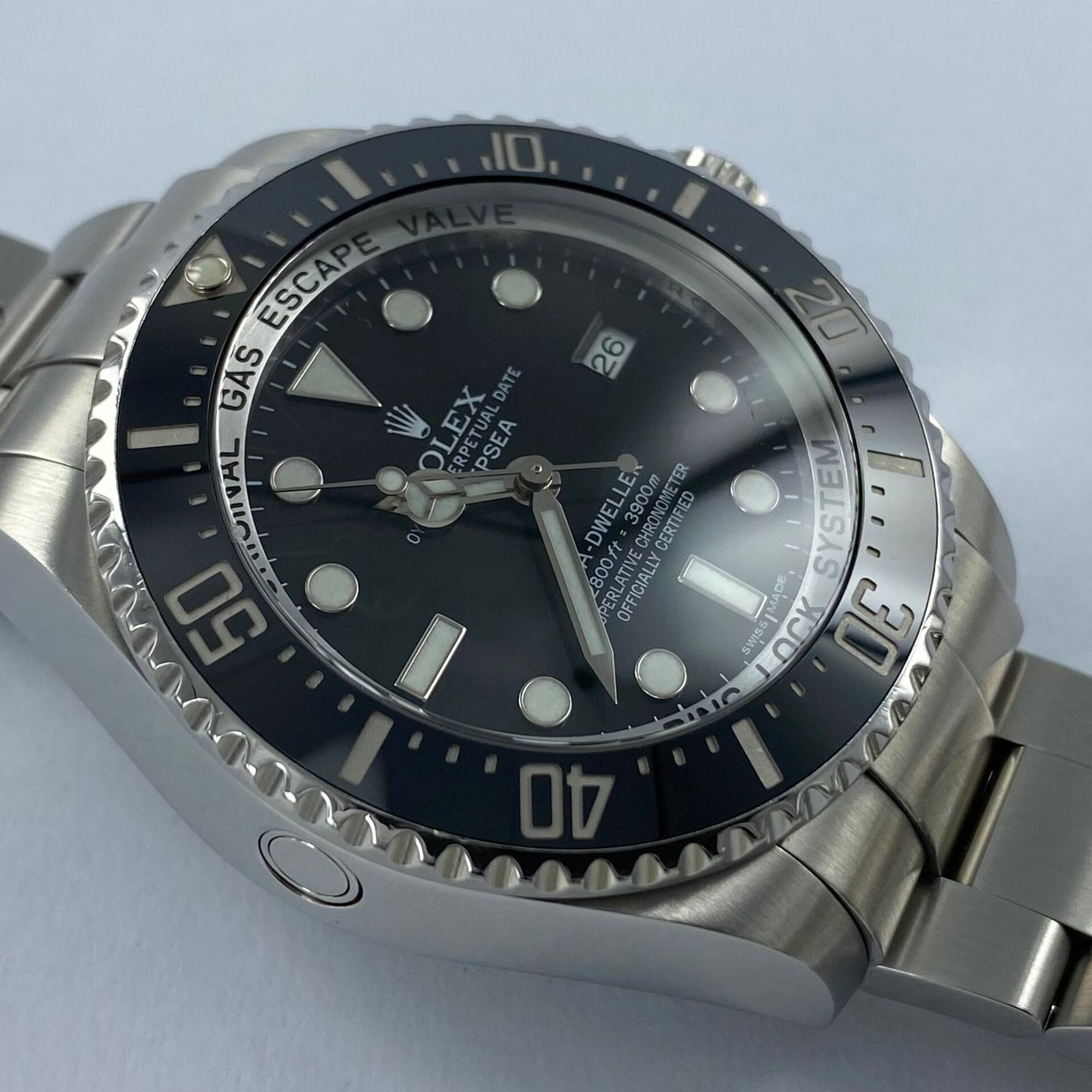 Rolex Sea-Dweller Deepsea 116660 (2012) - Zwart wijzerplaat 44mm Staal (3/6)