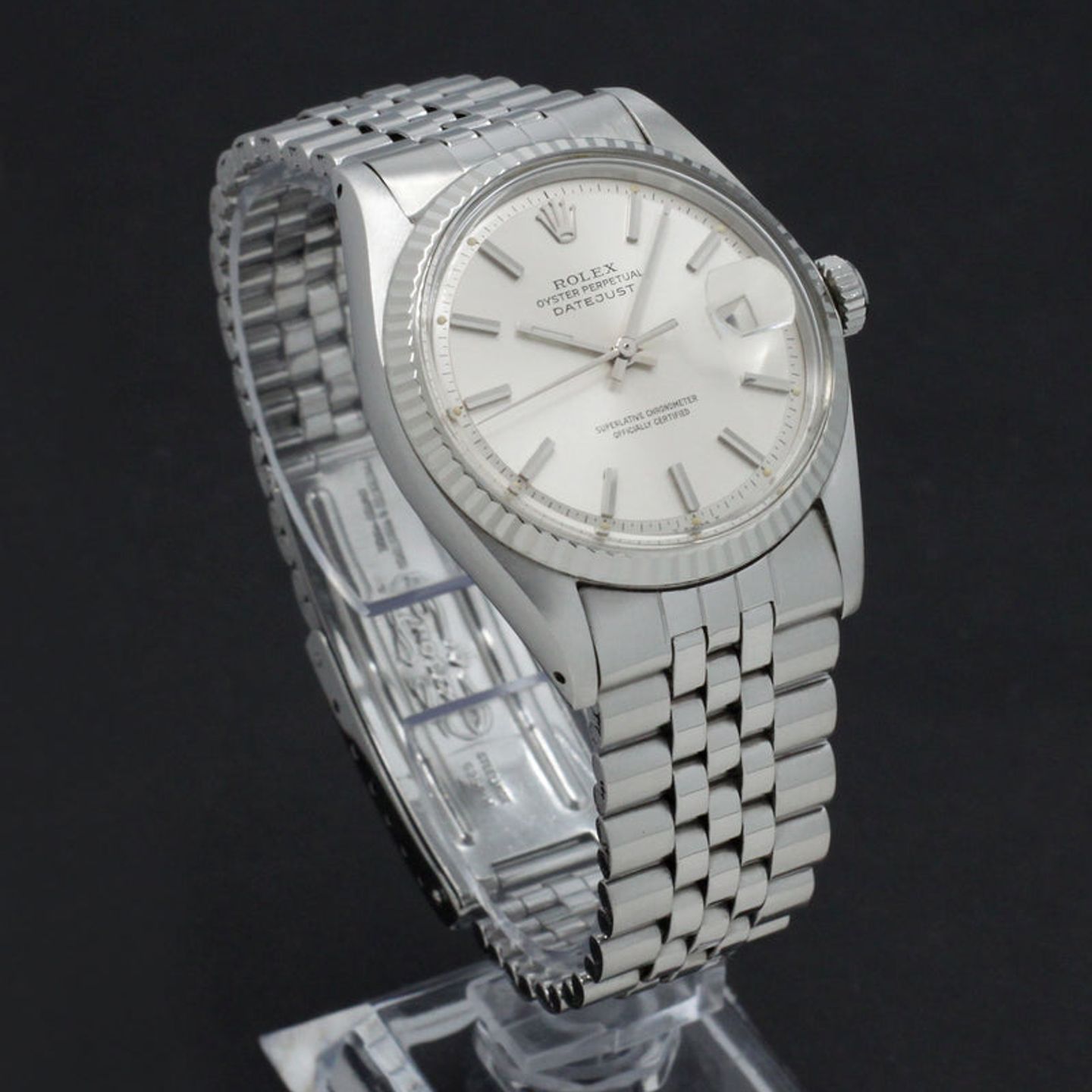 Rolex Datejust 1601 (1973) - Zilver wijzerplaat 36mm Staal (3/7)