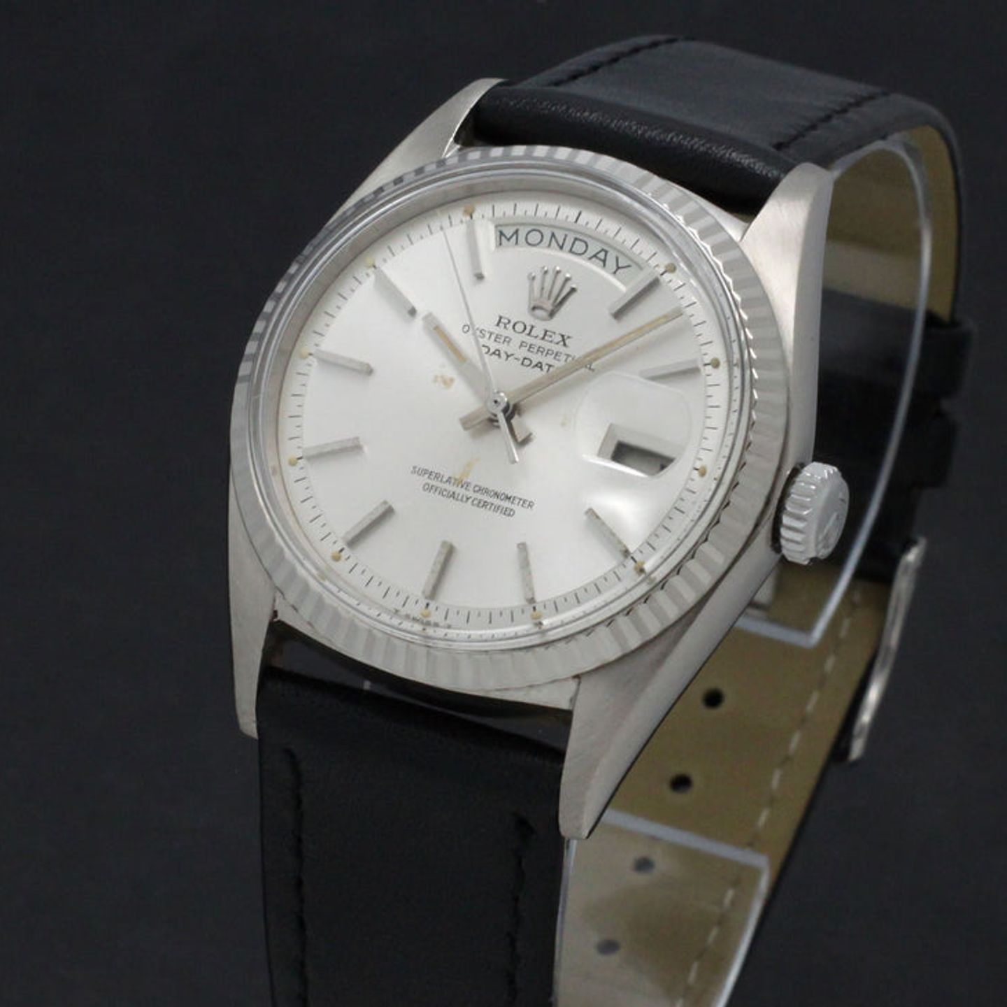 Rolex Day-Date 1803 (1967) - Silver dial 36 mm White Gold case (5/7)