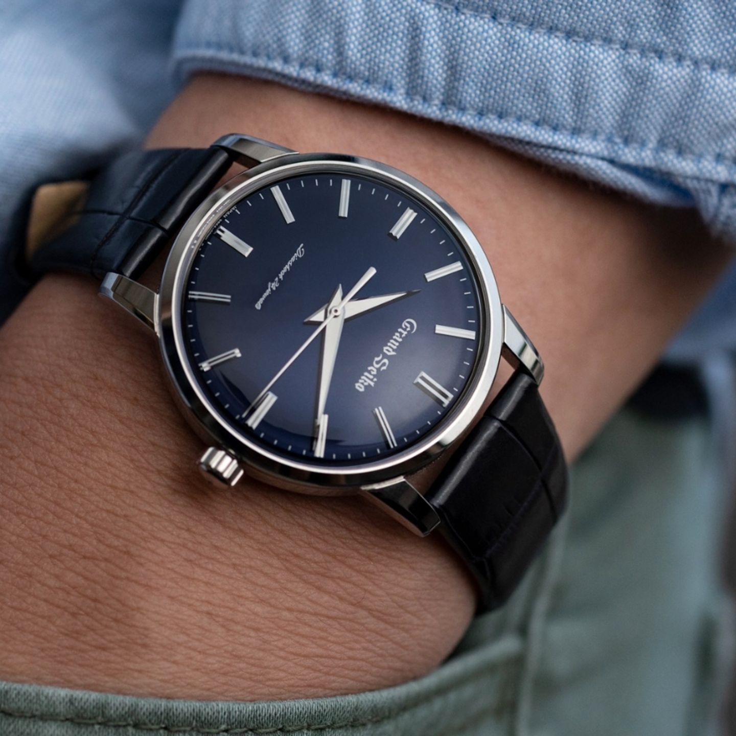 Grand Seiko Unknown SBGW259 (2023) - Blue dial Unknown Titanium case (1/1)