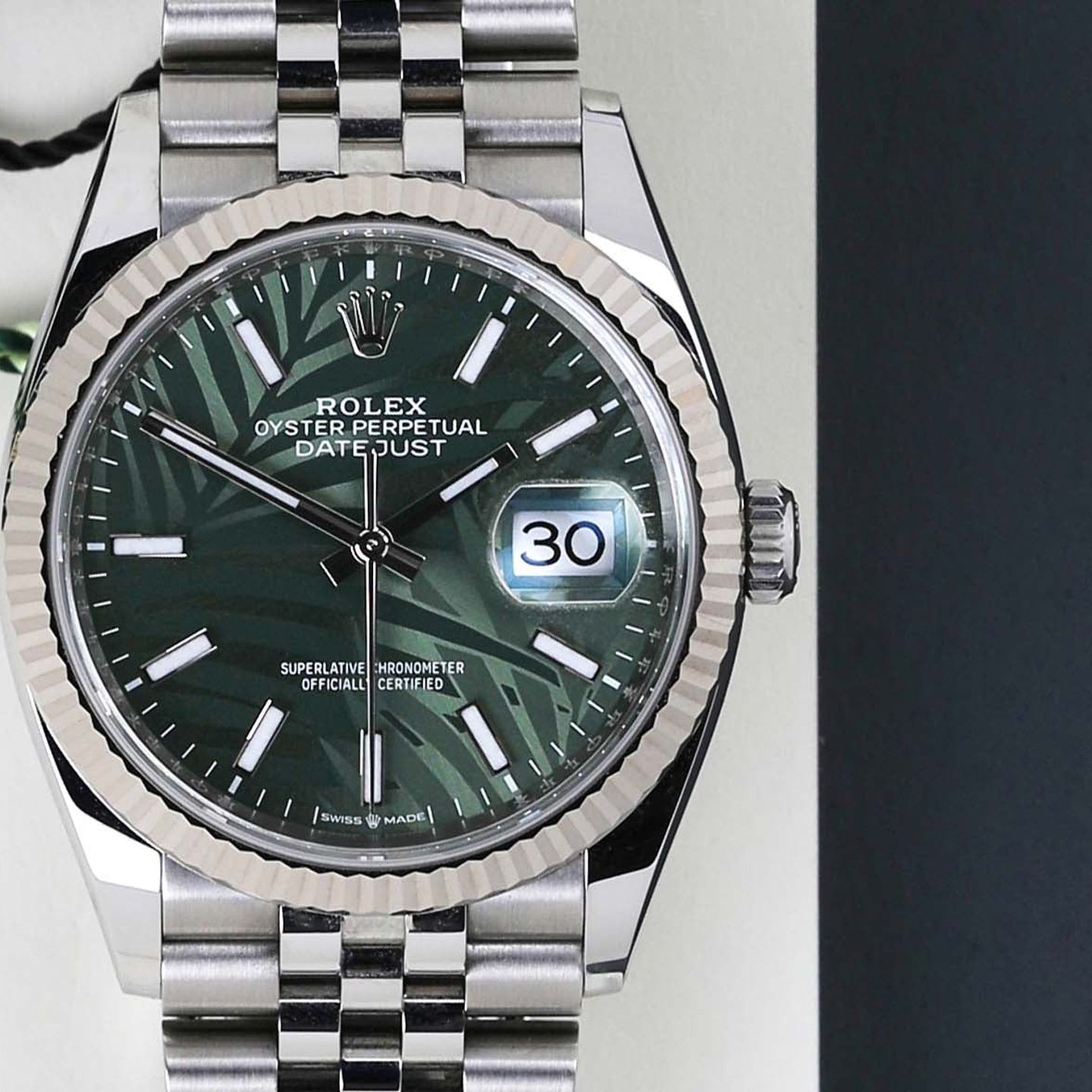 Rolex Datejust 36 126234 (2021) - Groen wijzerplaat 36mm Staal (5/8)