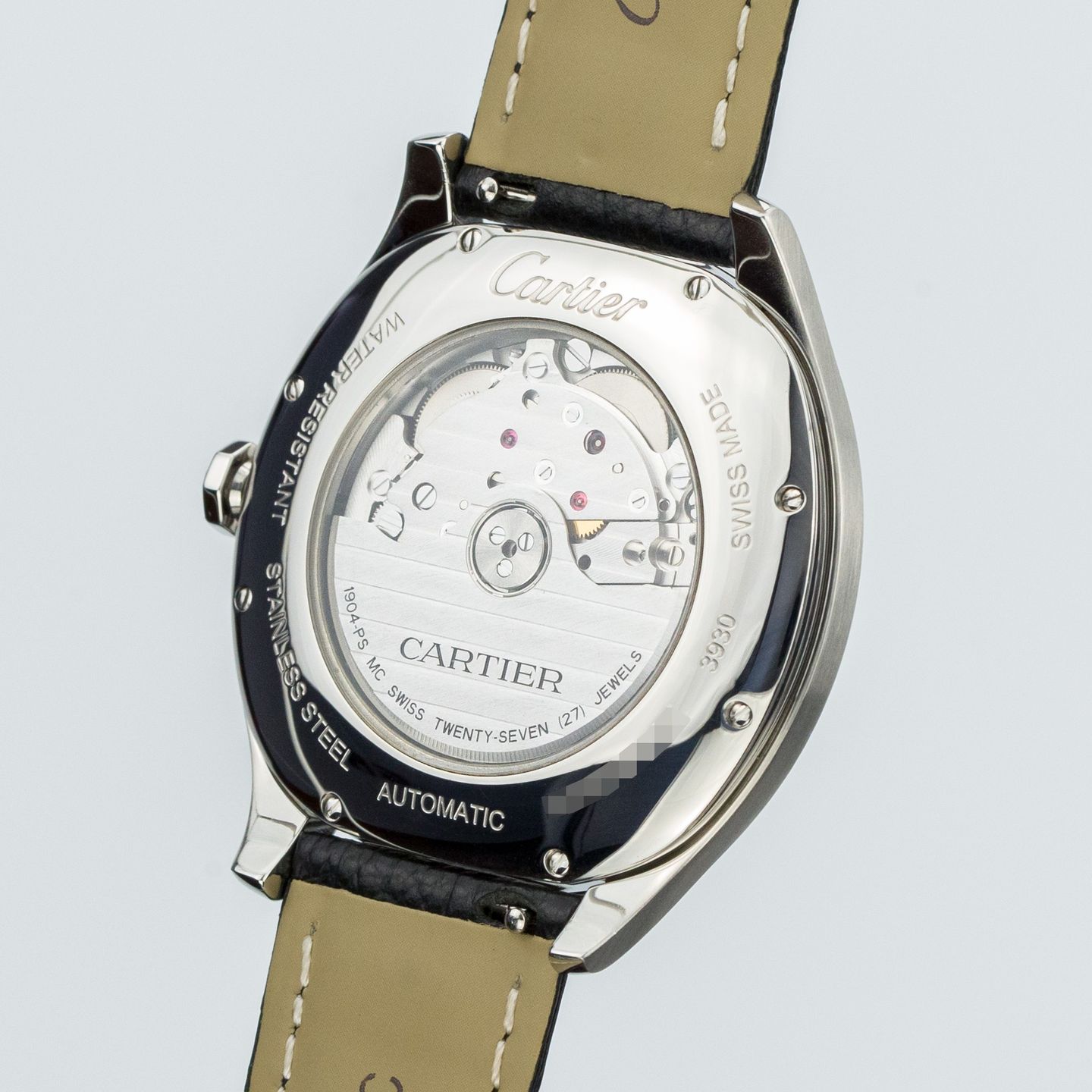 Cartier Drive de Cartier 3930 (Unknown (random serial)) - Black dial 41 mm Steel case (2/6)