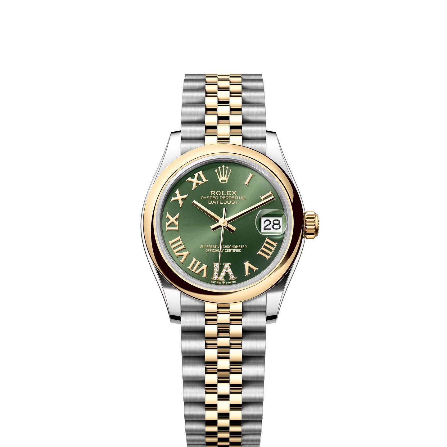 Rolex Datejust 31 278243 (2024) - Green dial 31 mm Steel case (1/1)