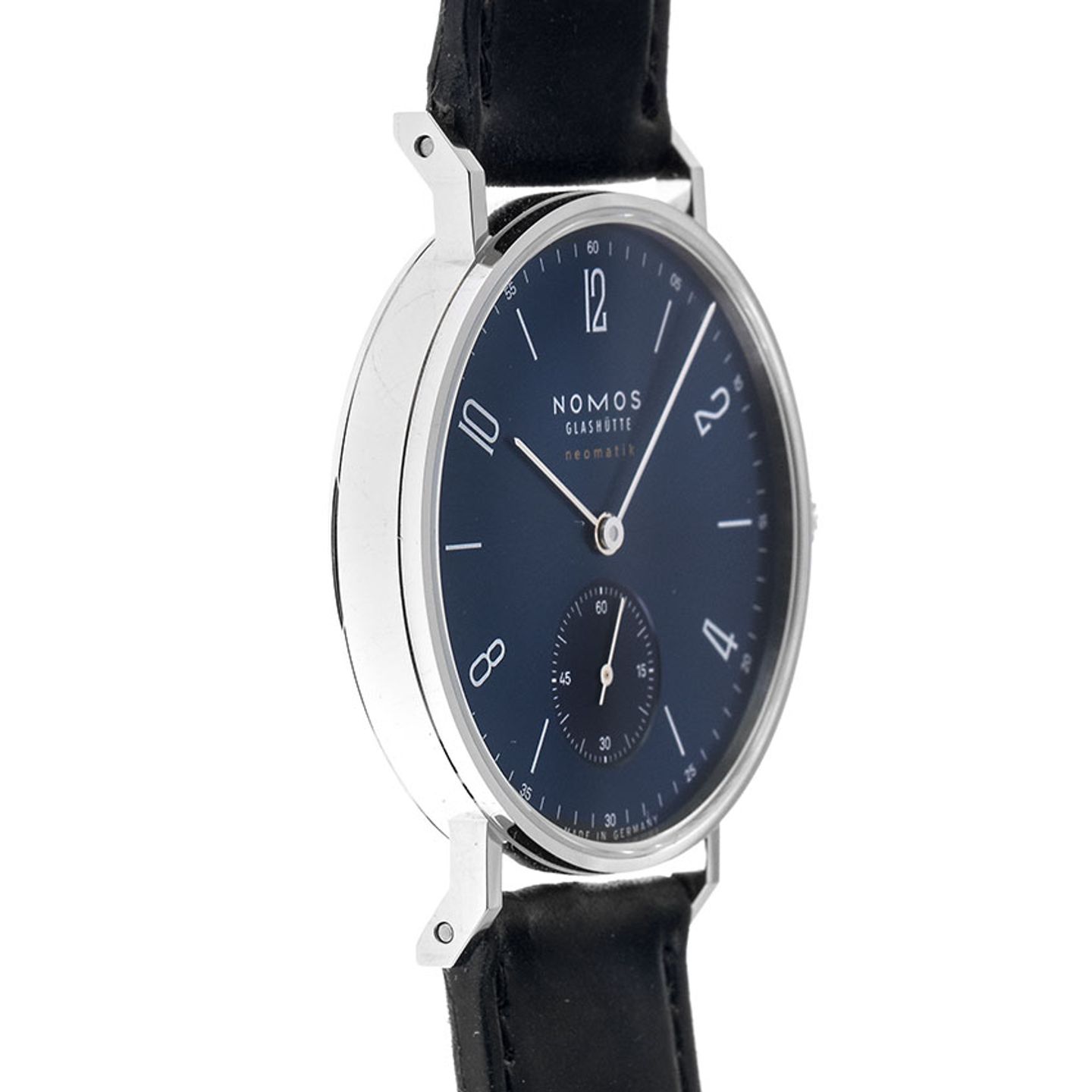 NOMOS Tangente Neomatik 190 (2024) - Blauw wijzerplaat 35mm Staal (5/7)
